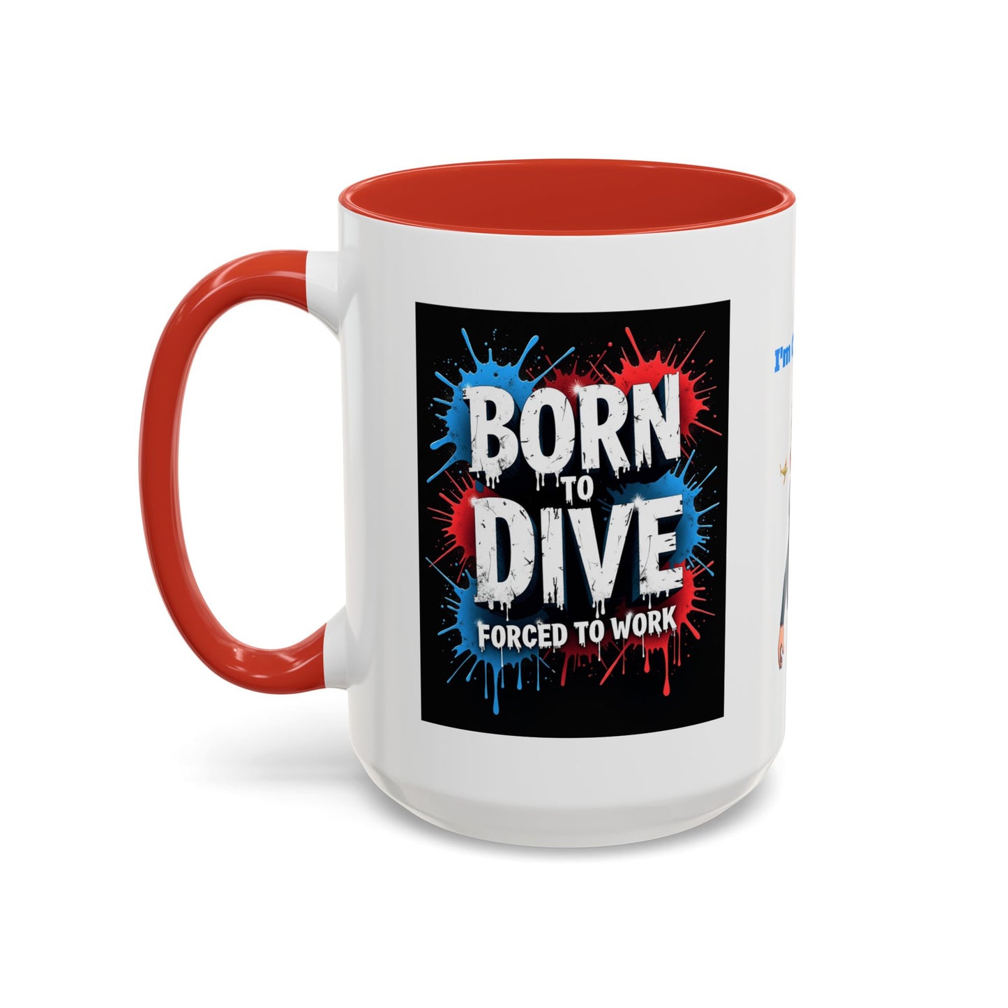 Born to Dive Coffee Mug - 'I'm Certifiable' Scuba Diver Accent Mug (11/15oz)