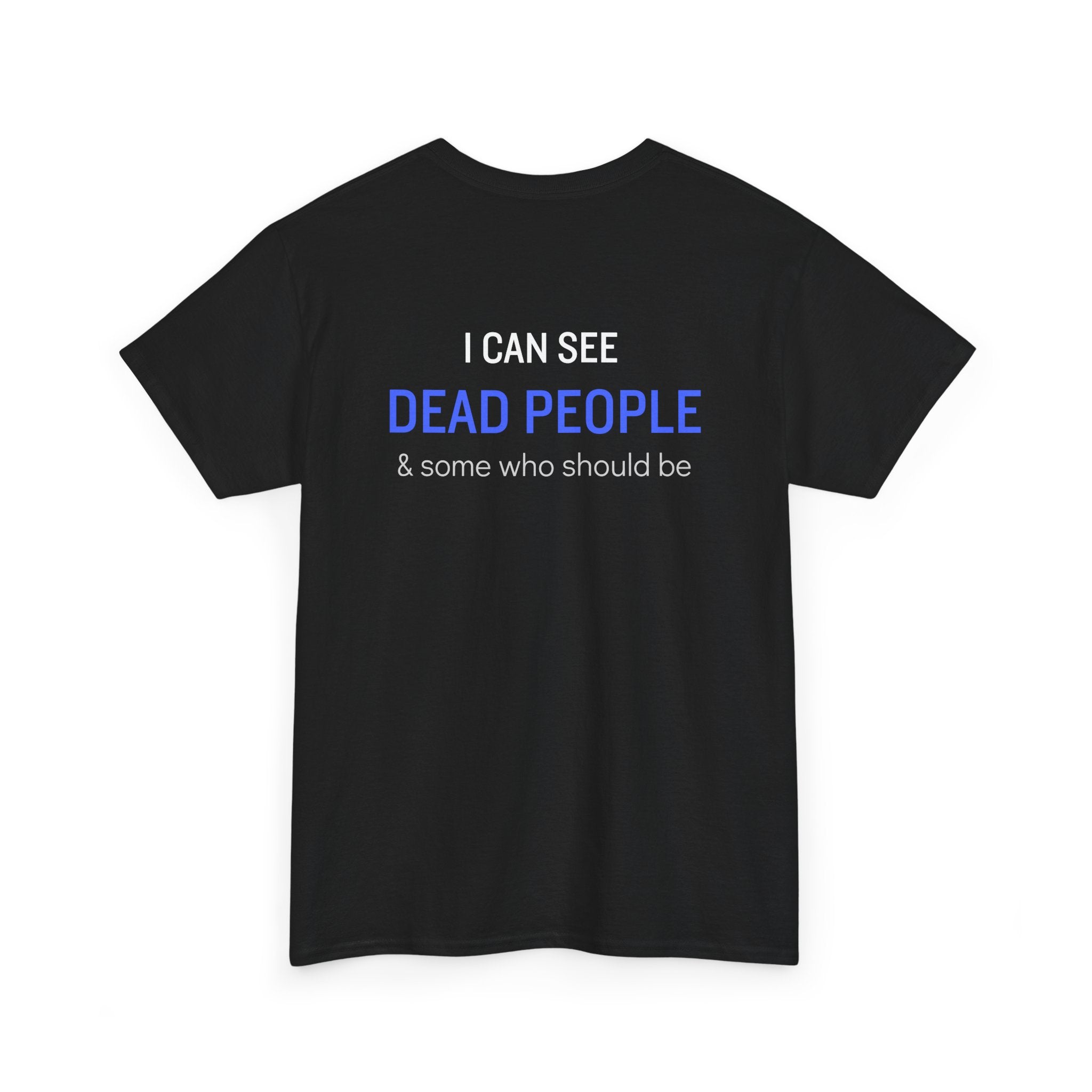I see ghosts tee — Minimalist Gothic Graphic Shirt