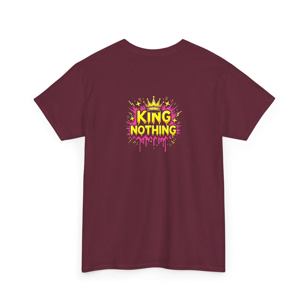 King of Nothing Graphic Tee – Neon Crown Streetwear T‑Shirt