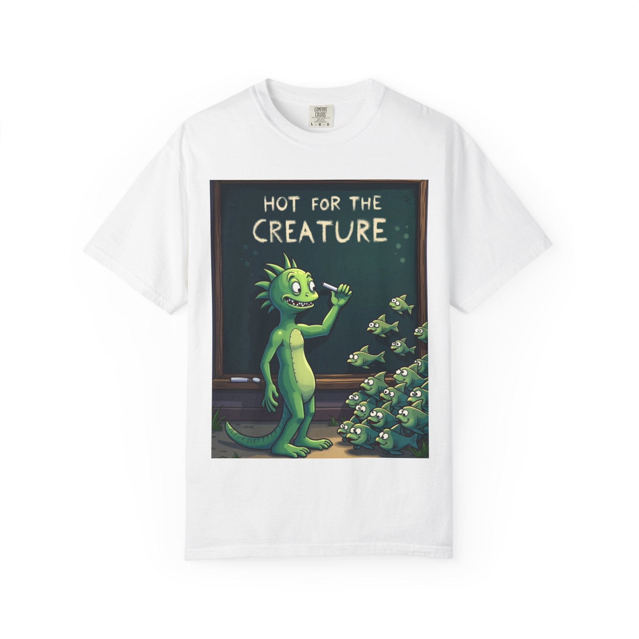 Creature Classroom T‑Shirt — "Hot for the Creature" Funny Monster Tee