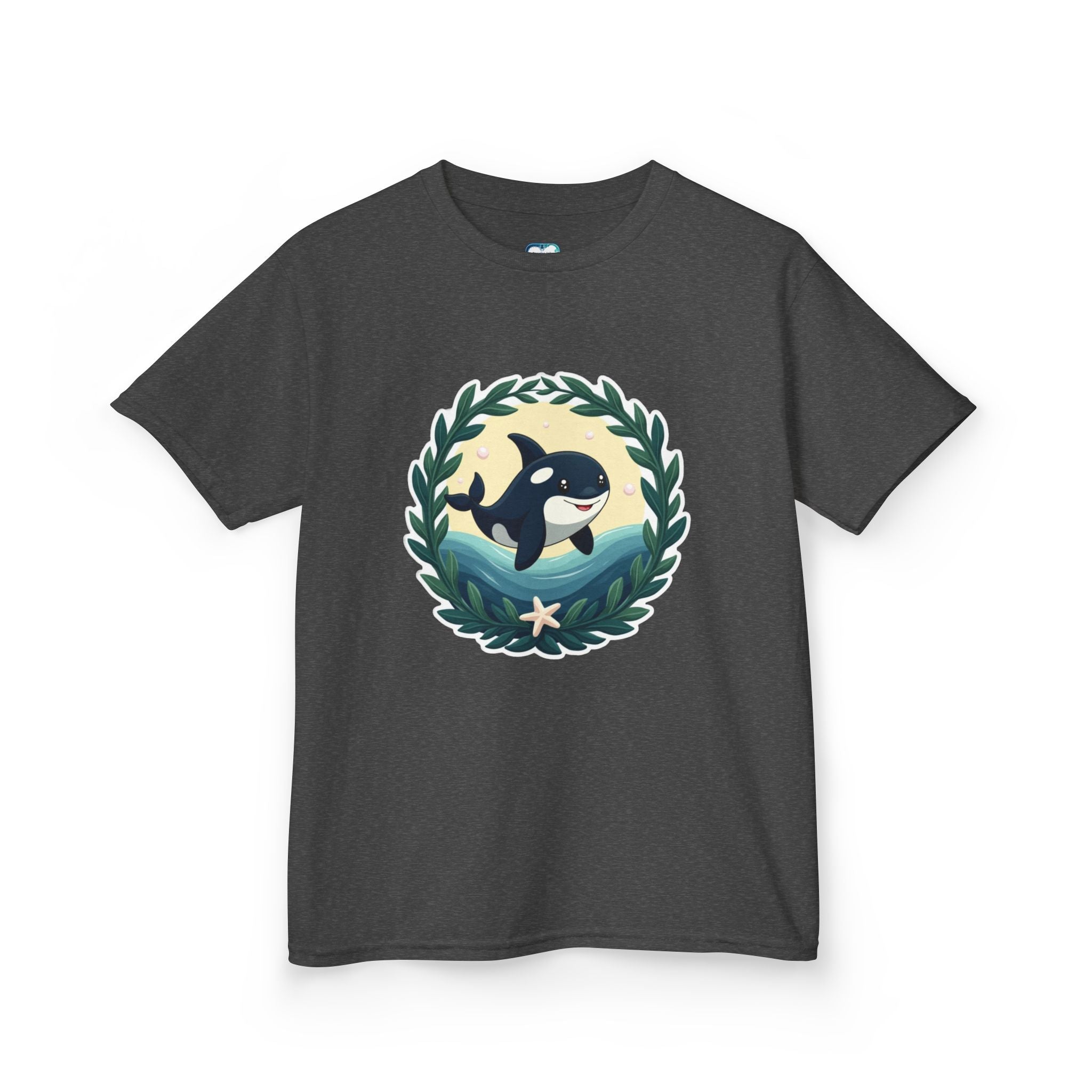 Orca Ocean Kids Tee — Playful Whale Graphic T-Shirt for Children
