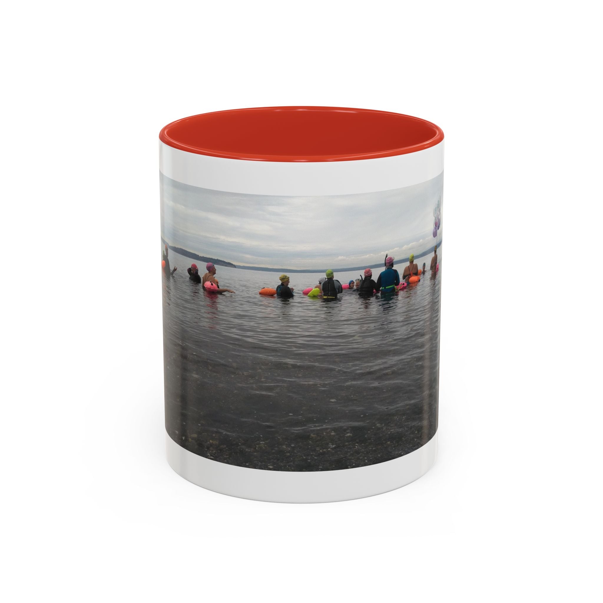 Free Divers Photo Accent Coffee Mug – Scenic Sea Diving Crew 11oz/15oz