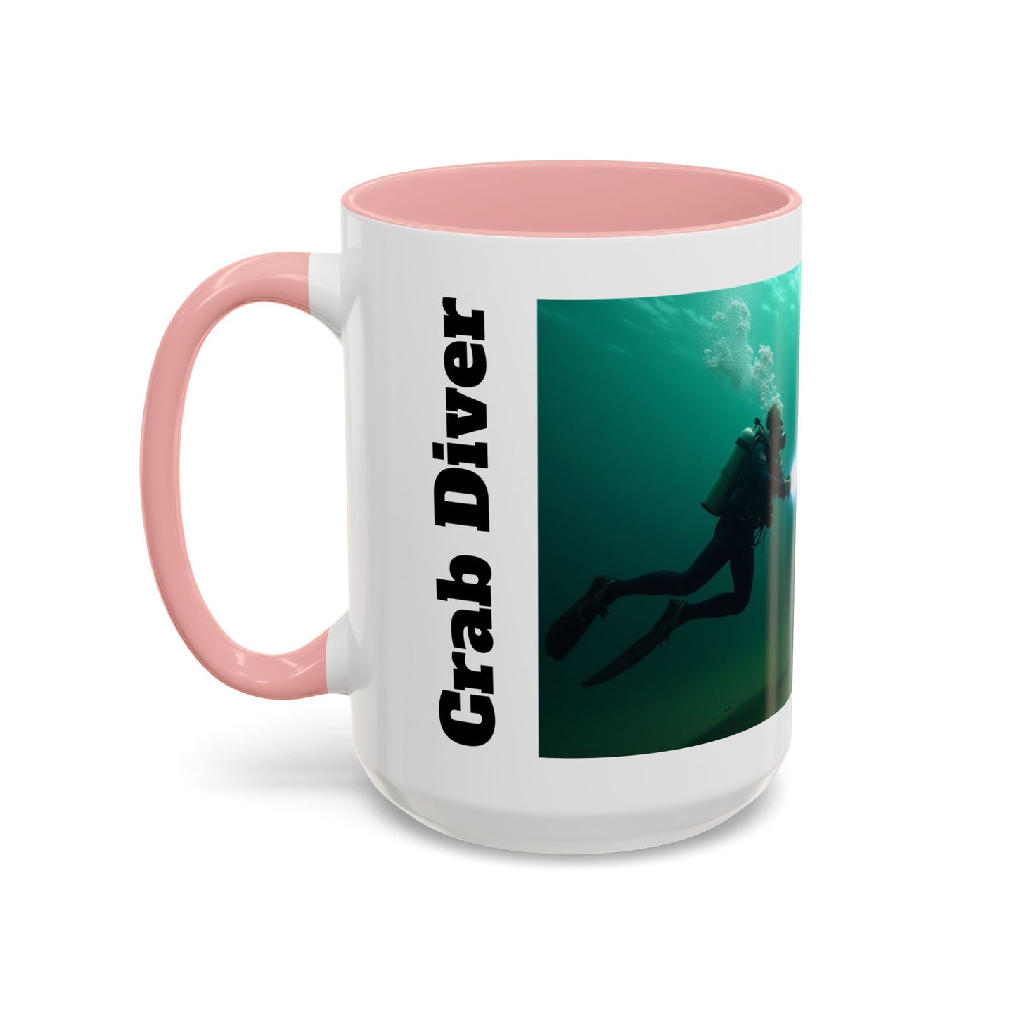 Accent Coffee Mug — "Sometimes You Catch Crab, Sometimes They Catch You"
