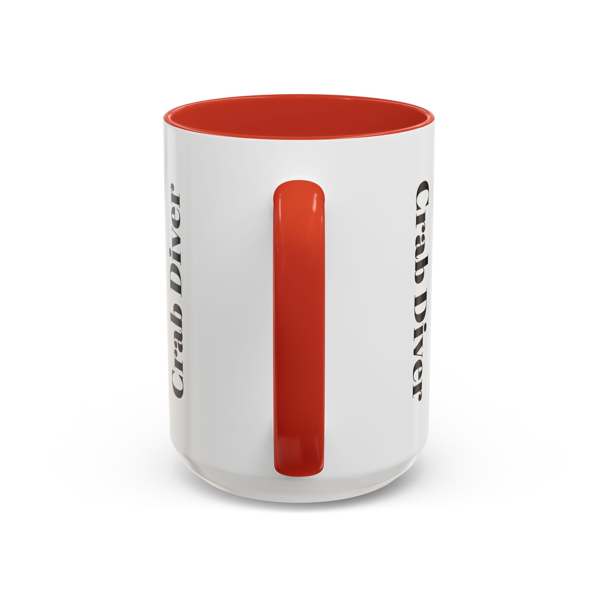 Crab Diver Accent Coffee Mug — Underwater Scuba Scene (11/15oz)