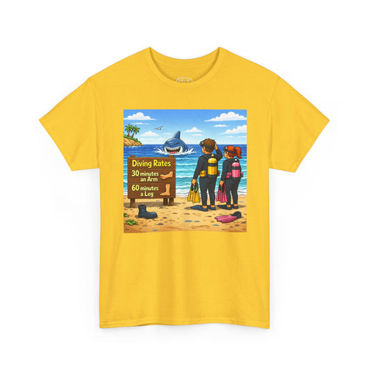 Scuba Divers Ocean Adventure T-Shirt | Underwater Dive Scene
