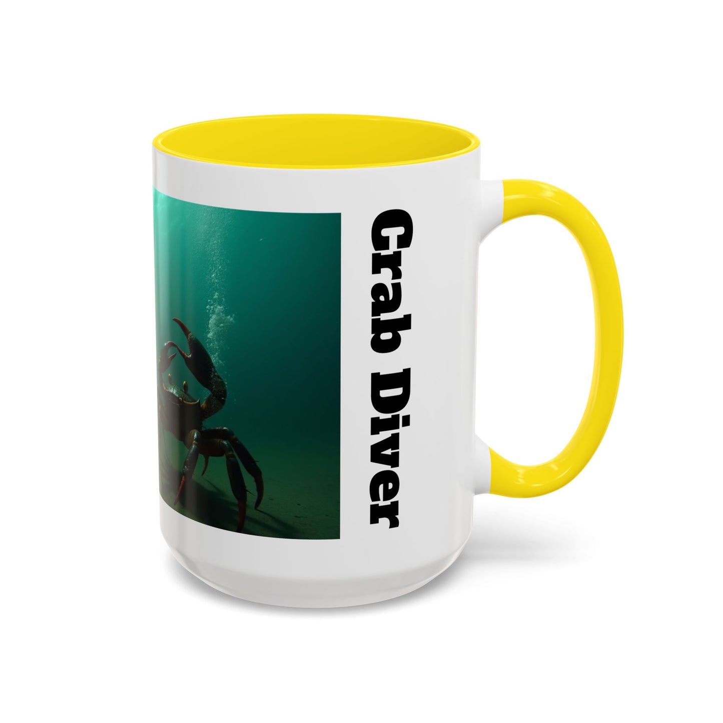Accent Coffee Mug — "Sometimes You Catch Crab, Sometimes They Catch You"