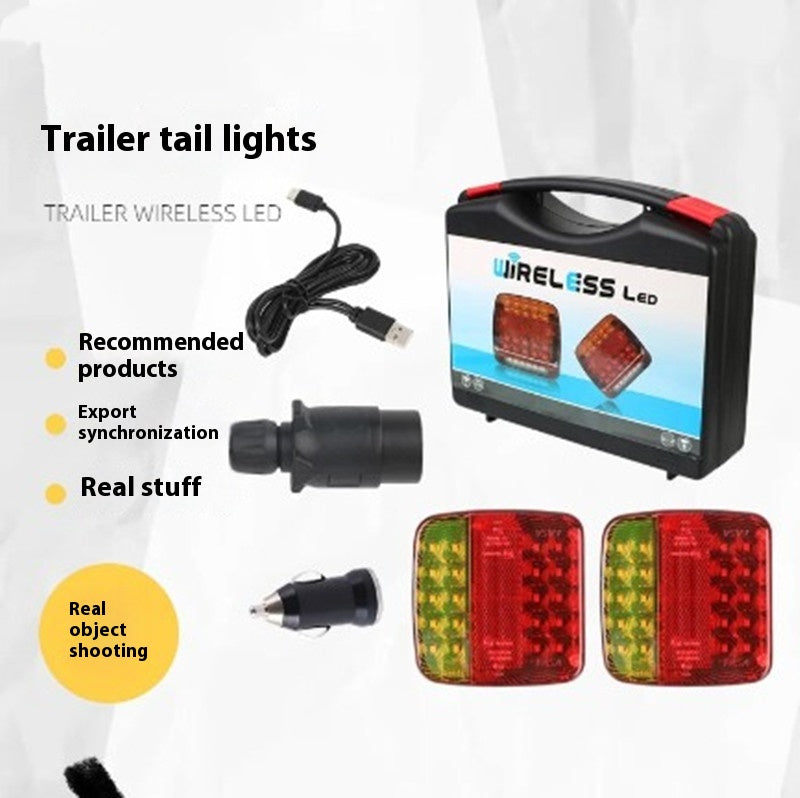 Wireless LED Trailer Taillight Kit — Magnetic, Waterproof, No Wiring