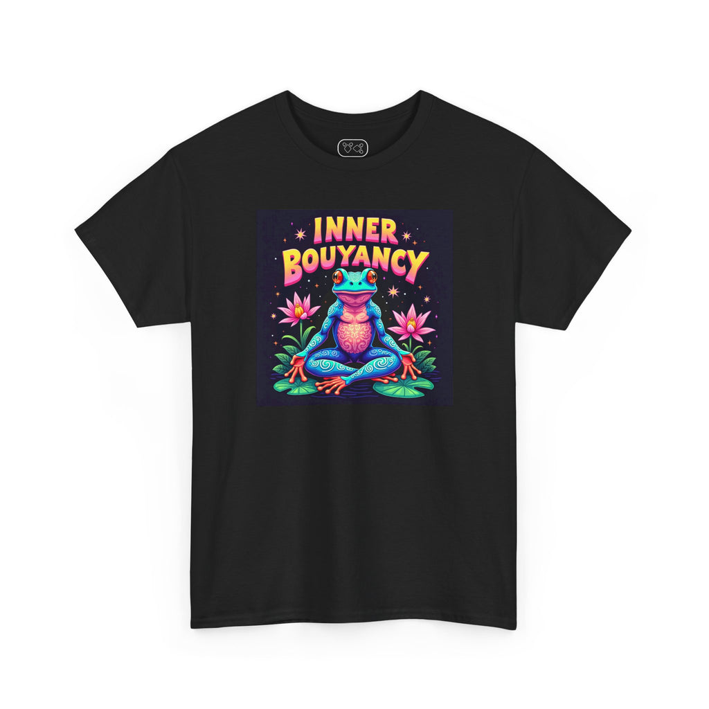 Meditating Frog T-Shirt — 'Good Buoyancy' Zen Frog Tee