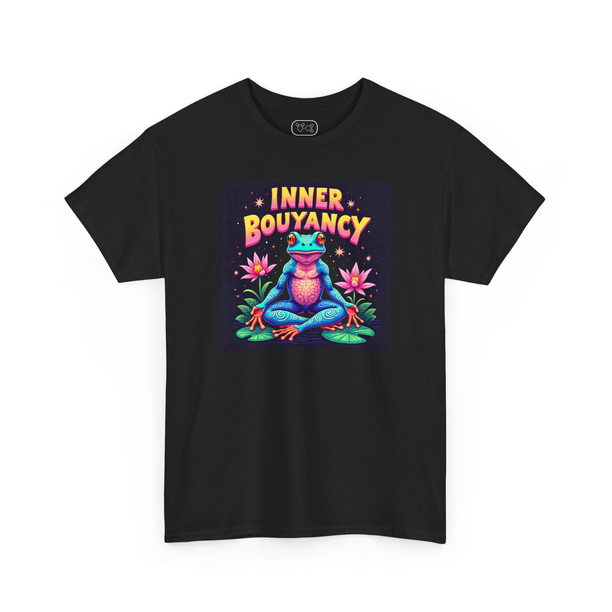 Meditating Frog T-Shirt — 'Good Buoyancy' Zen Frog Tee