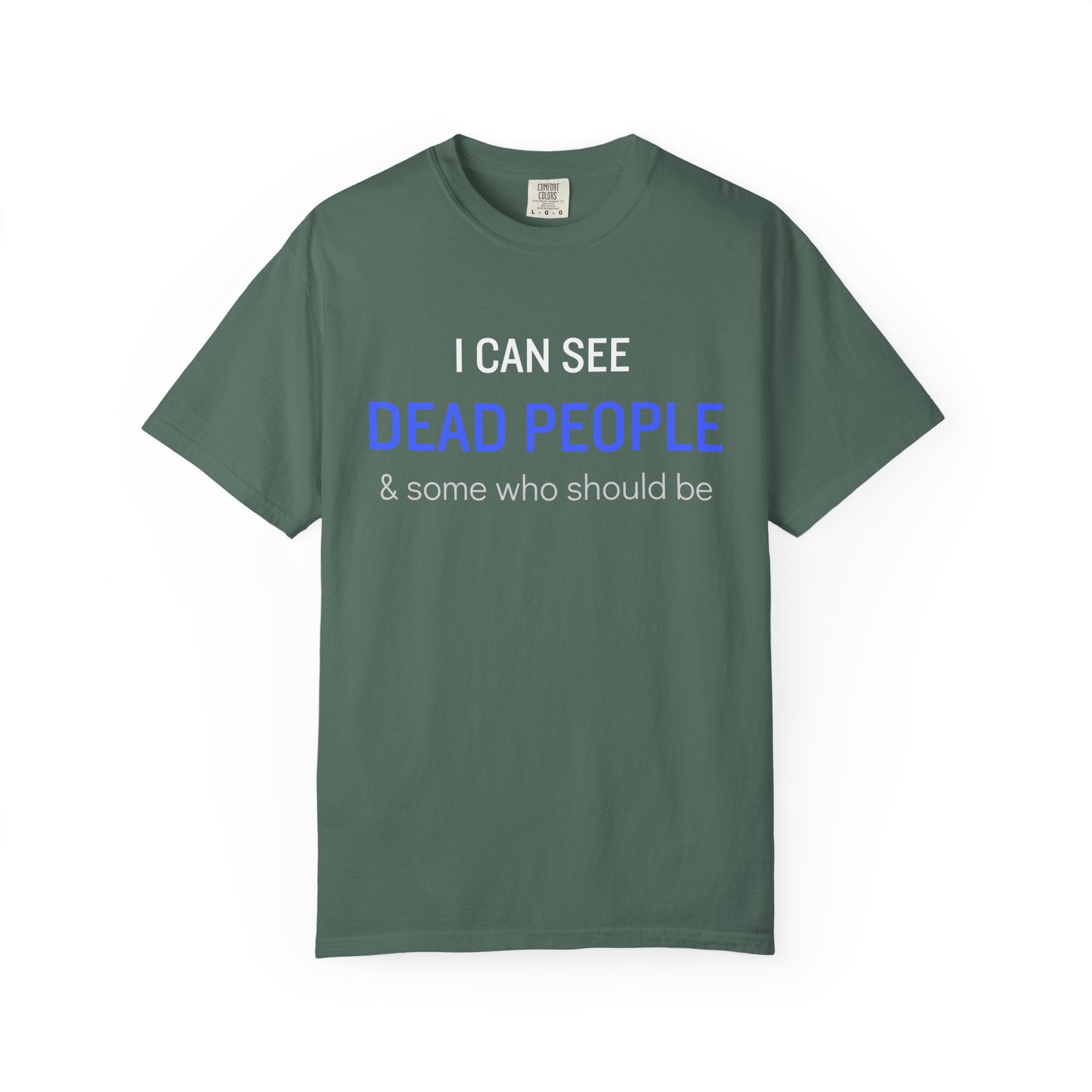 I see ghosts tee — Minimalist Gothic Graphic Shirt