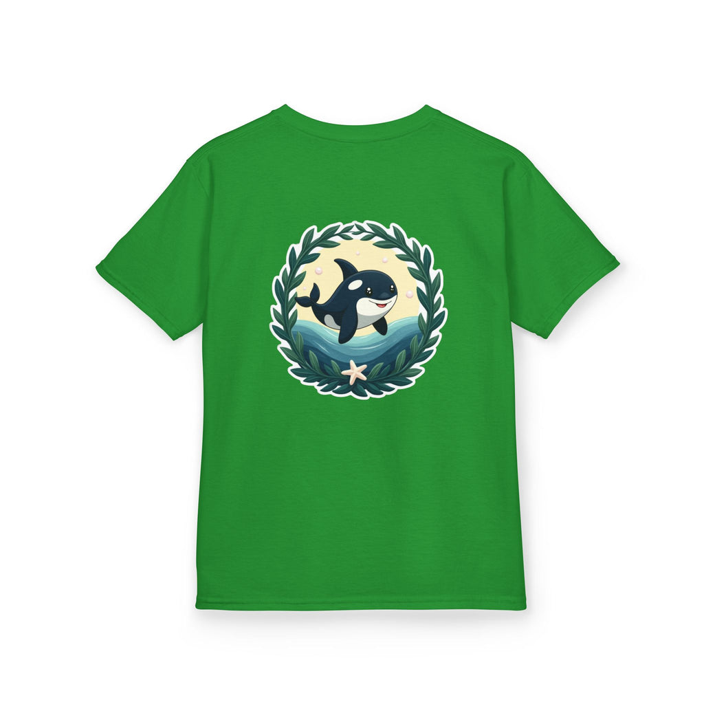 Orca Ocean Kids Tee — Playful Whale Graphic T-Shirt for Children