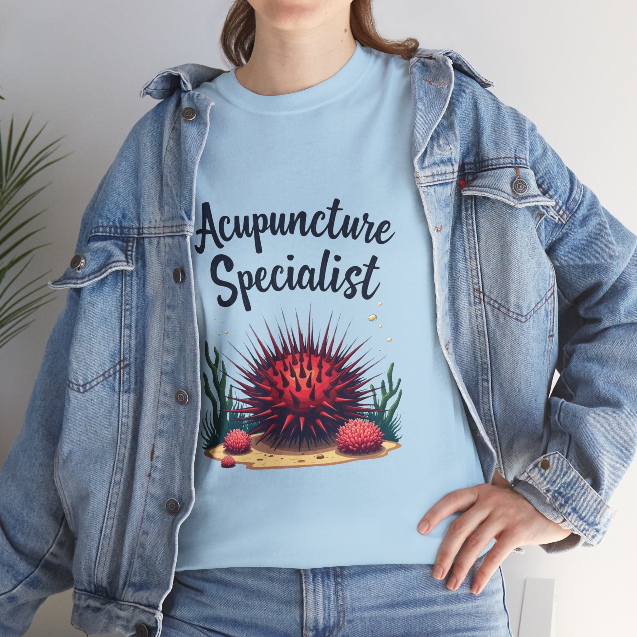 Acupuncture Specialist T-Shirt – Funny Sea Urchin Design for Acupuncturists & Clinic Staff