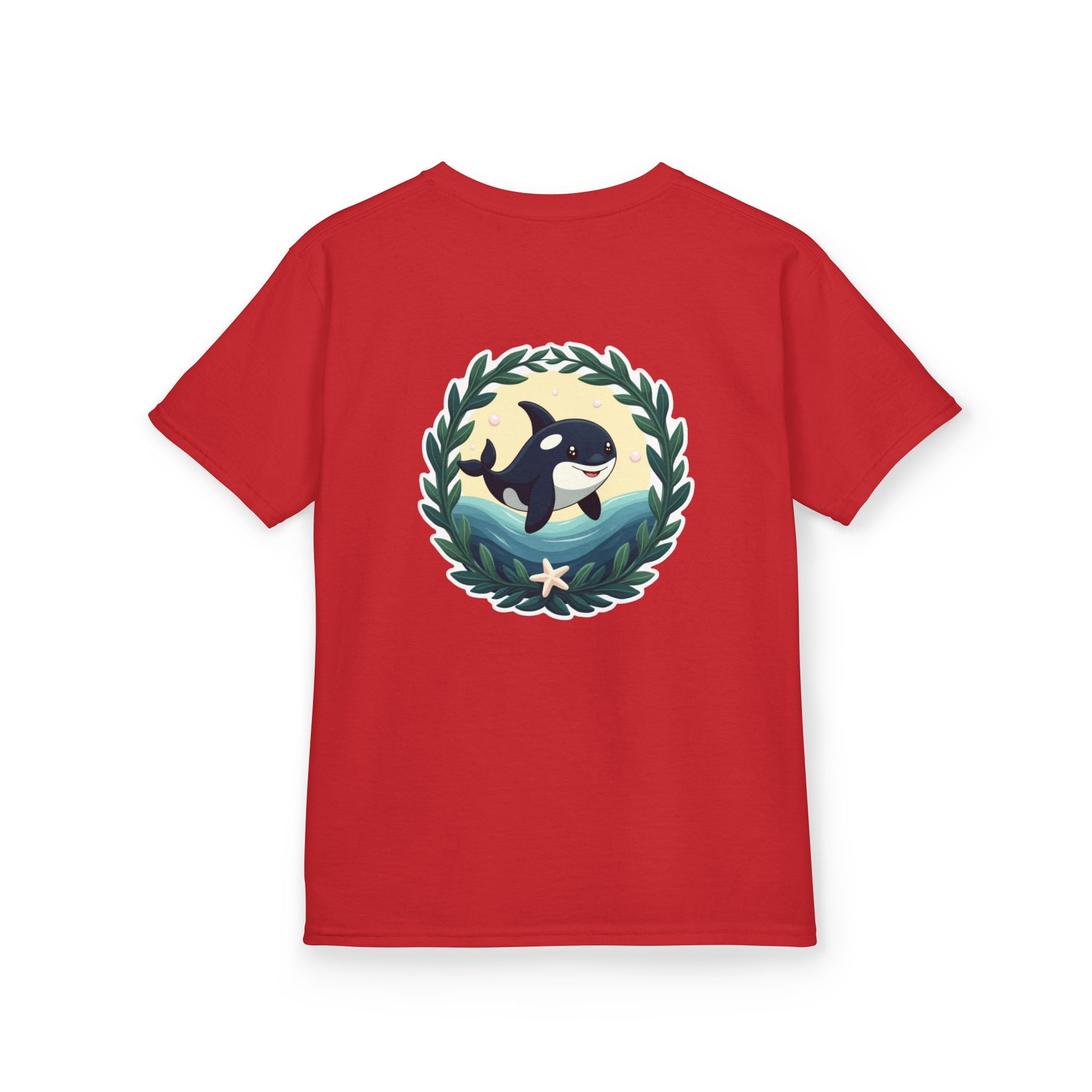 Orca Ocean Kids Tee — Playful Whale Graphic T-Shirt for Children