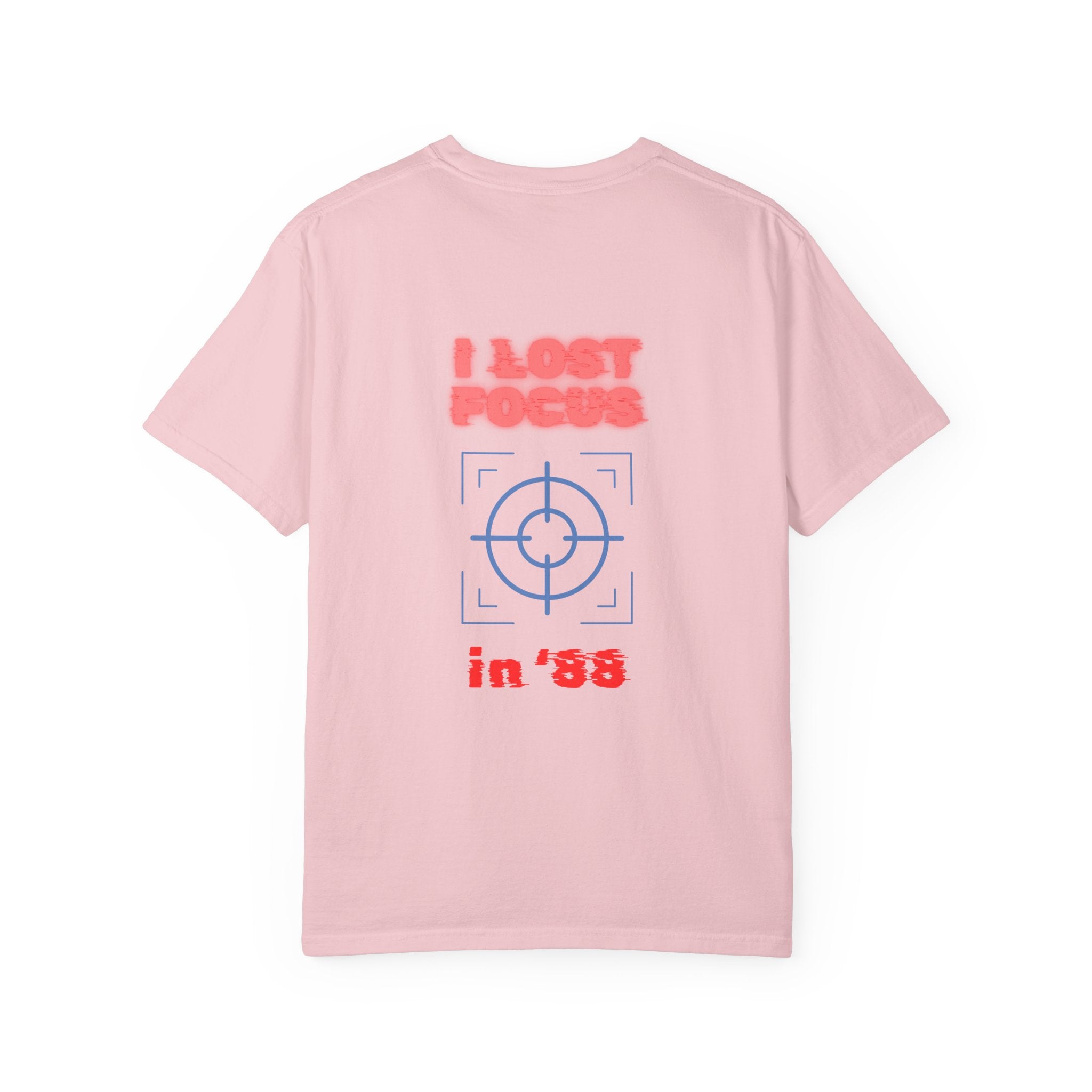 I lost my focus in '88 Tee - Retro Neon Target Graphic T-Shirt