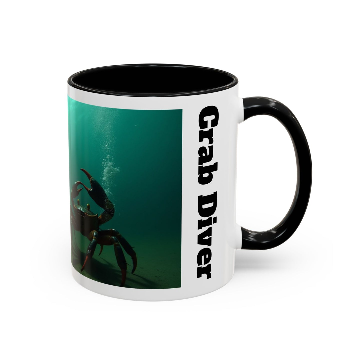 Accent Coffee Mug — "Sometimes You Catch Crab, Sometimes They Catch You"