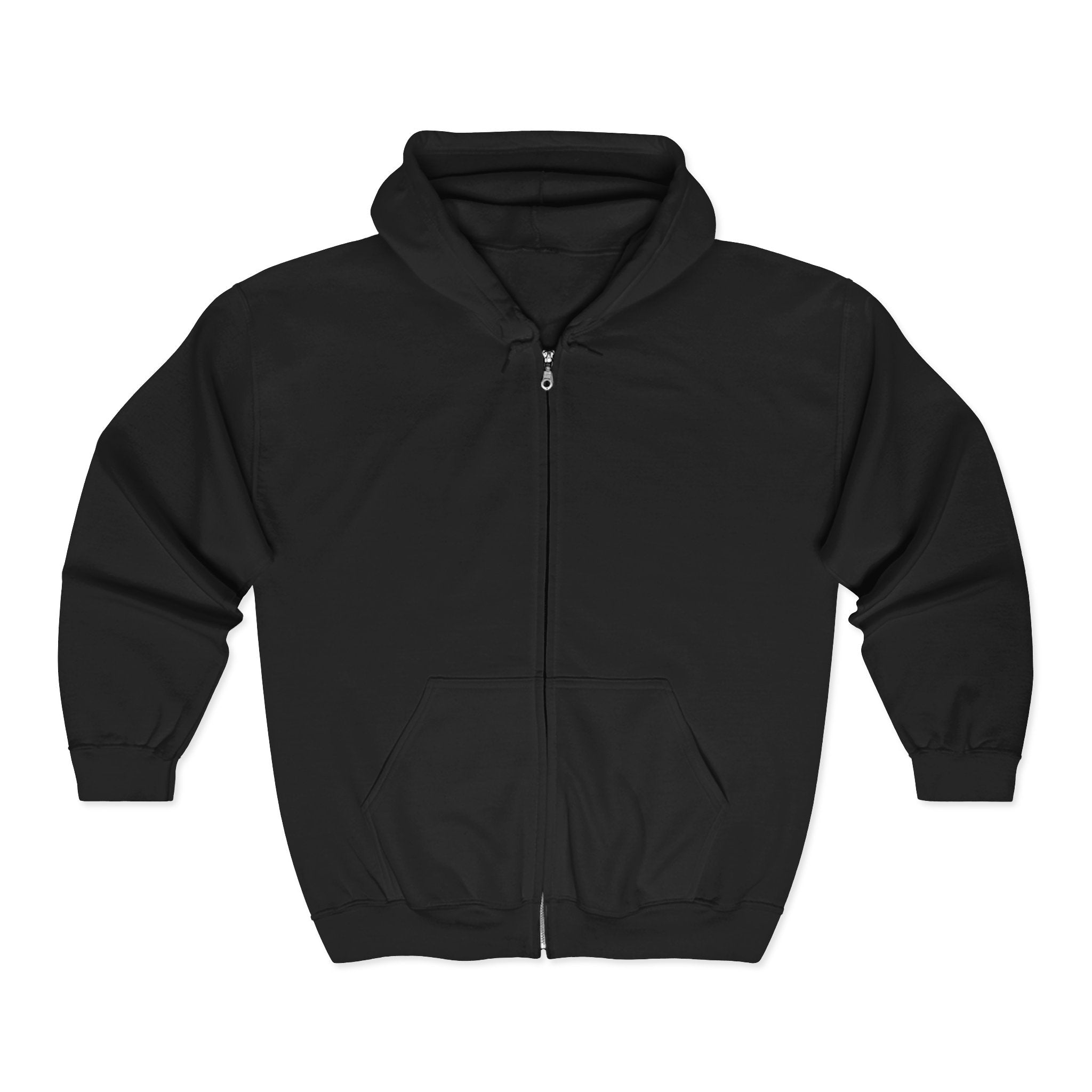 Dragon Graphic Zip Hoodie — "Be Courage or Nothing" Back Print