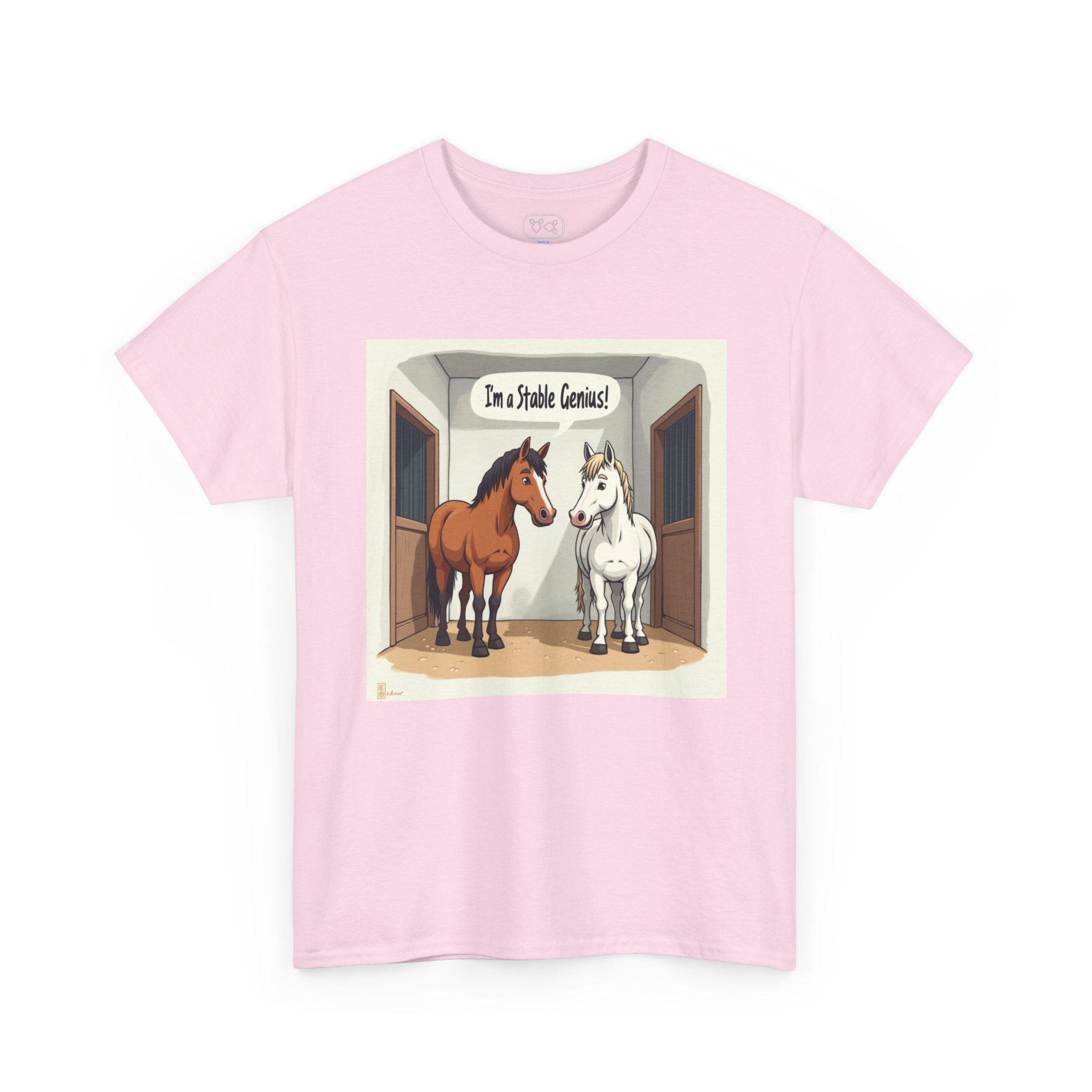 Horse Stable Tee — "I'm Stable Genius" Funny Equestrian T-Shirt