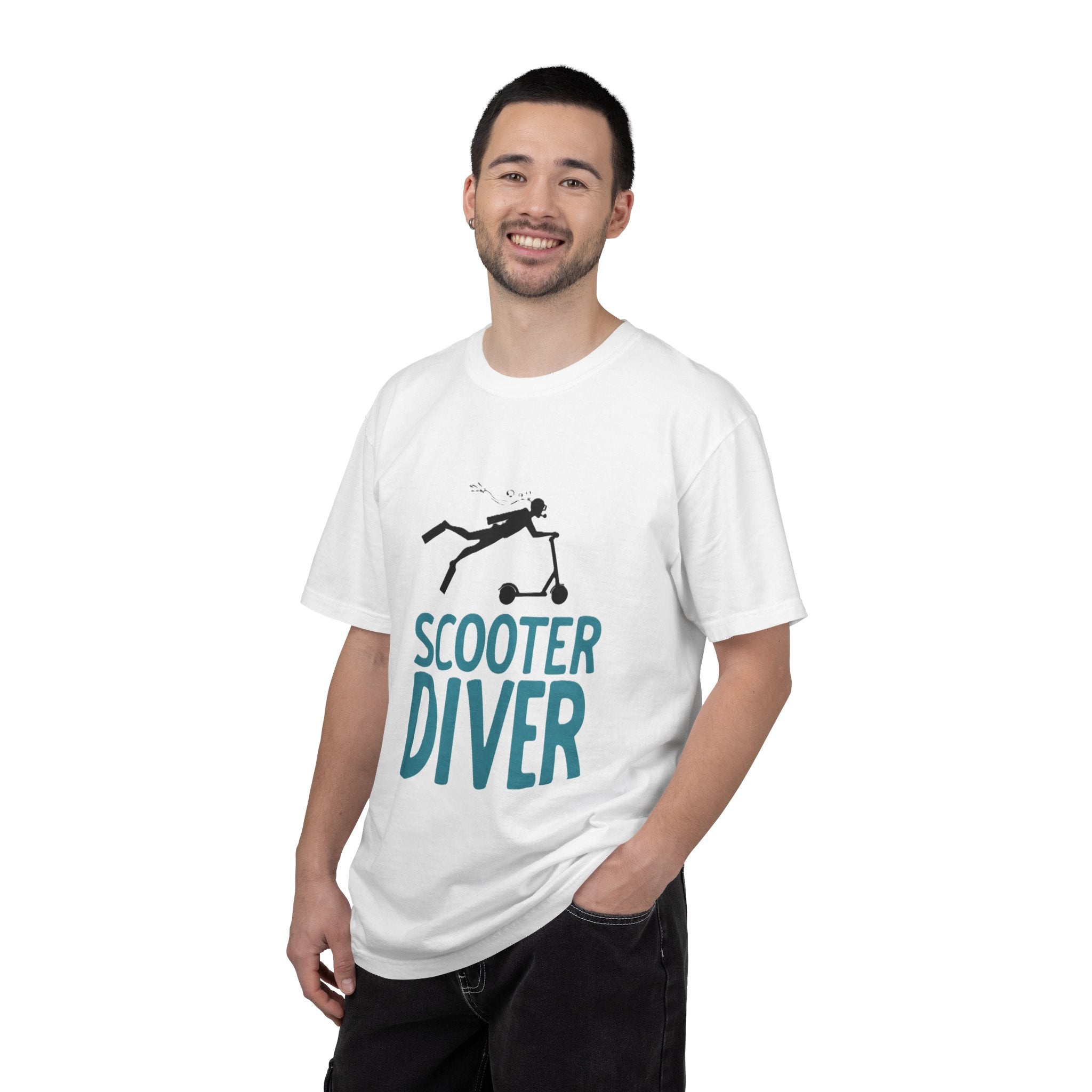 Scooter Diver T‑Shirt — Funny Scooter Scuba Diving Design