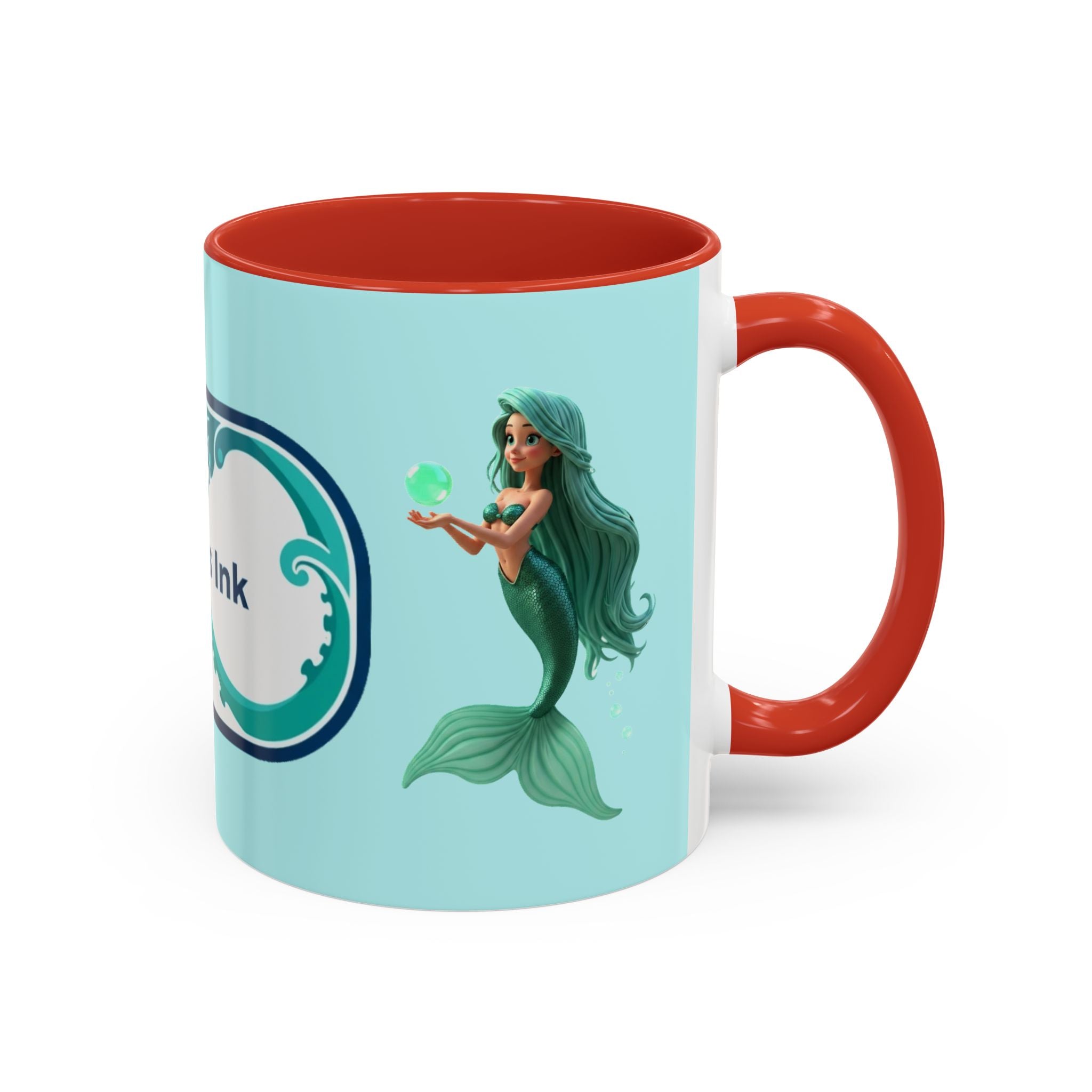 Ocean Logo Coffee Mug — "Species Ink" Accent Ceramic Mug