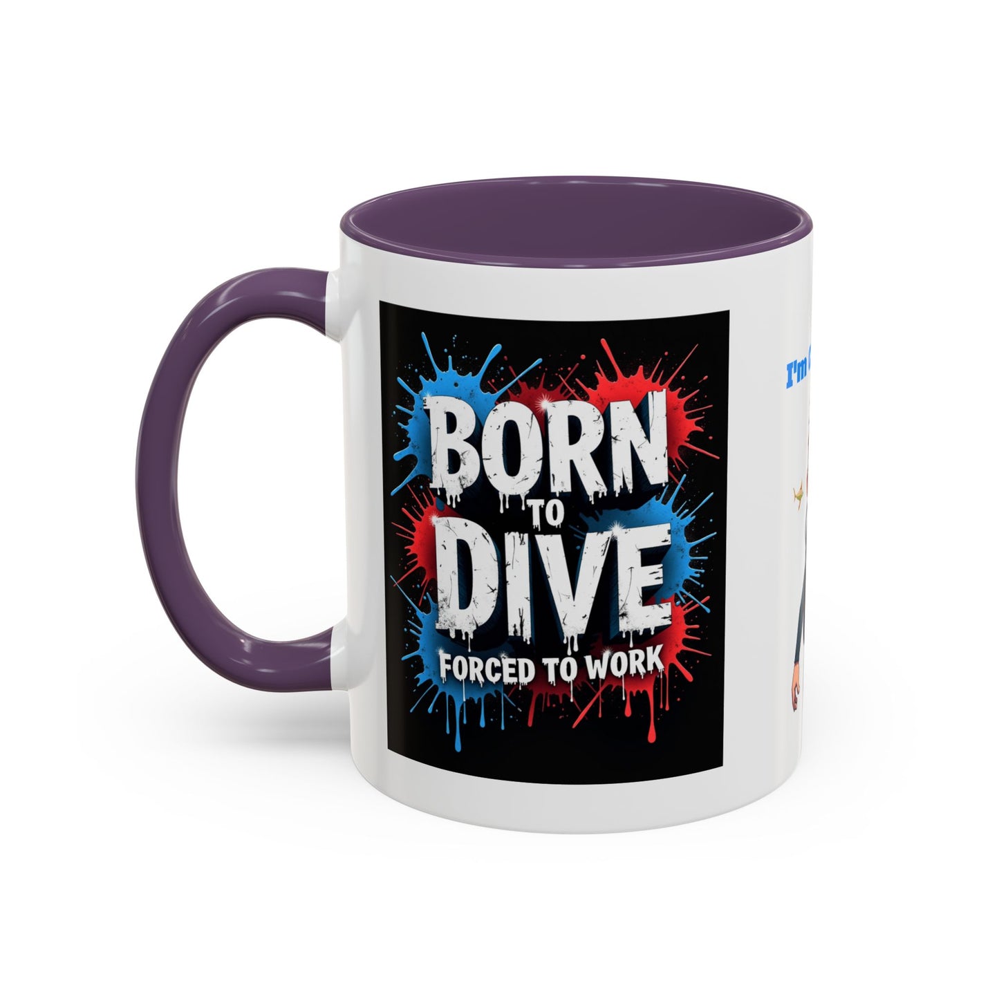 Born to Dive Coffee Mug - 'I'm Certifiable' Scuba Diver Accent Mug (11/15oz)