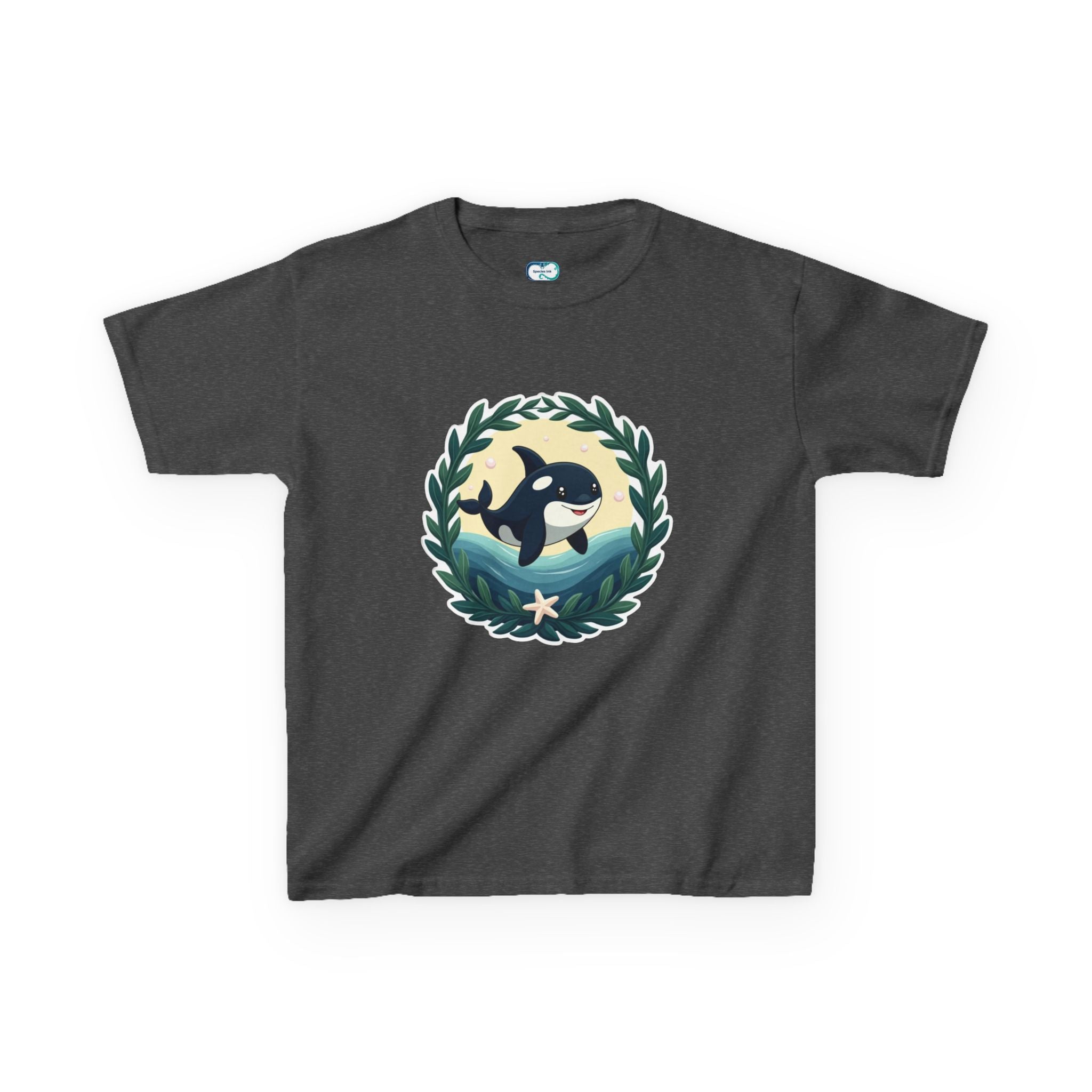 Orca Ocean Kids Tee — Playful Whale Graphic T-Shirt for Children