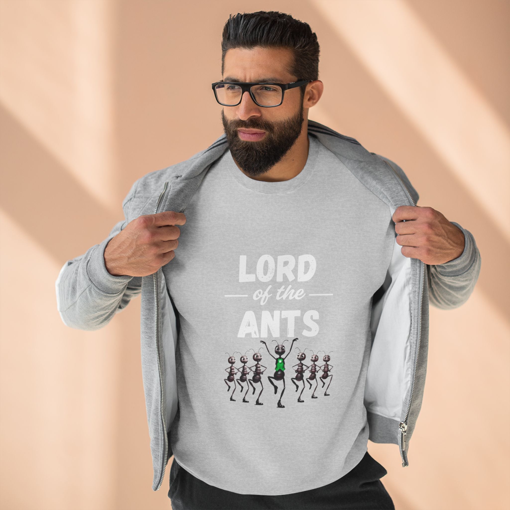 Lord of the Ants Crewneck Sweatshirt — Funny Bug Lover Graphic