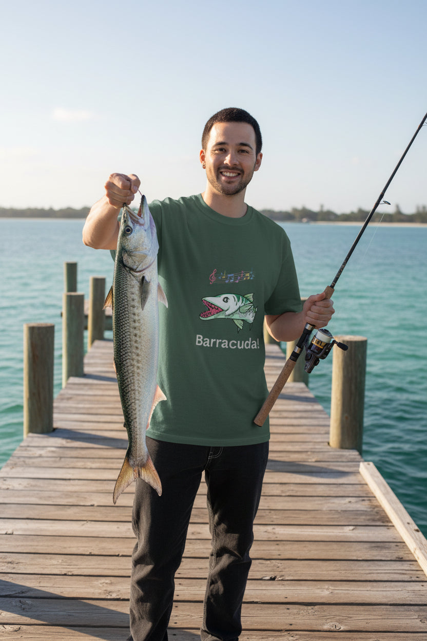 Barracuda! Fish T-Shirt — Funny Fishing Tee