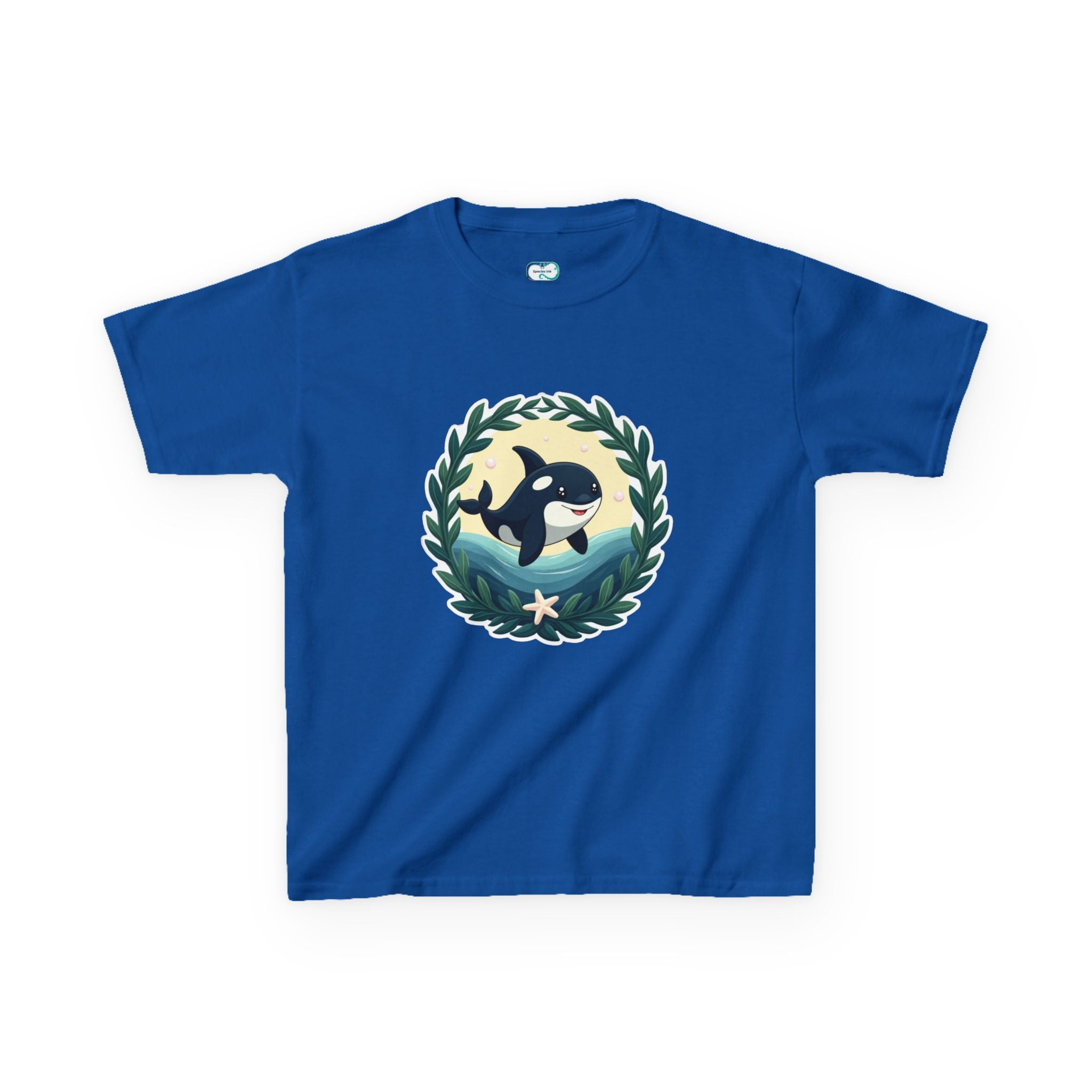 Orca Ocean Kids Tee — Playful Whale Graphic T-Shirt for Children