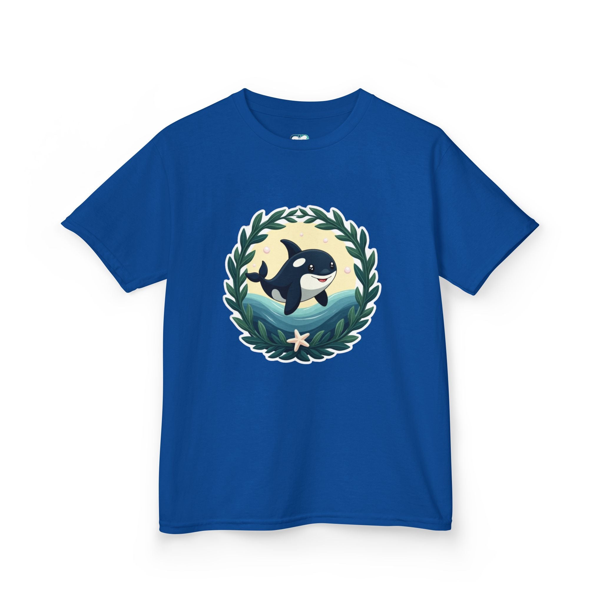 Orca Ocean Kids Tee — Playful Whale Graphic T-Shirt for Children