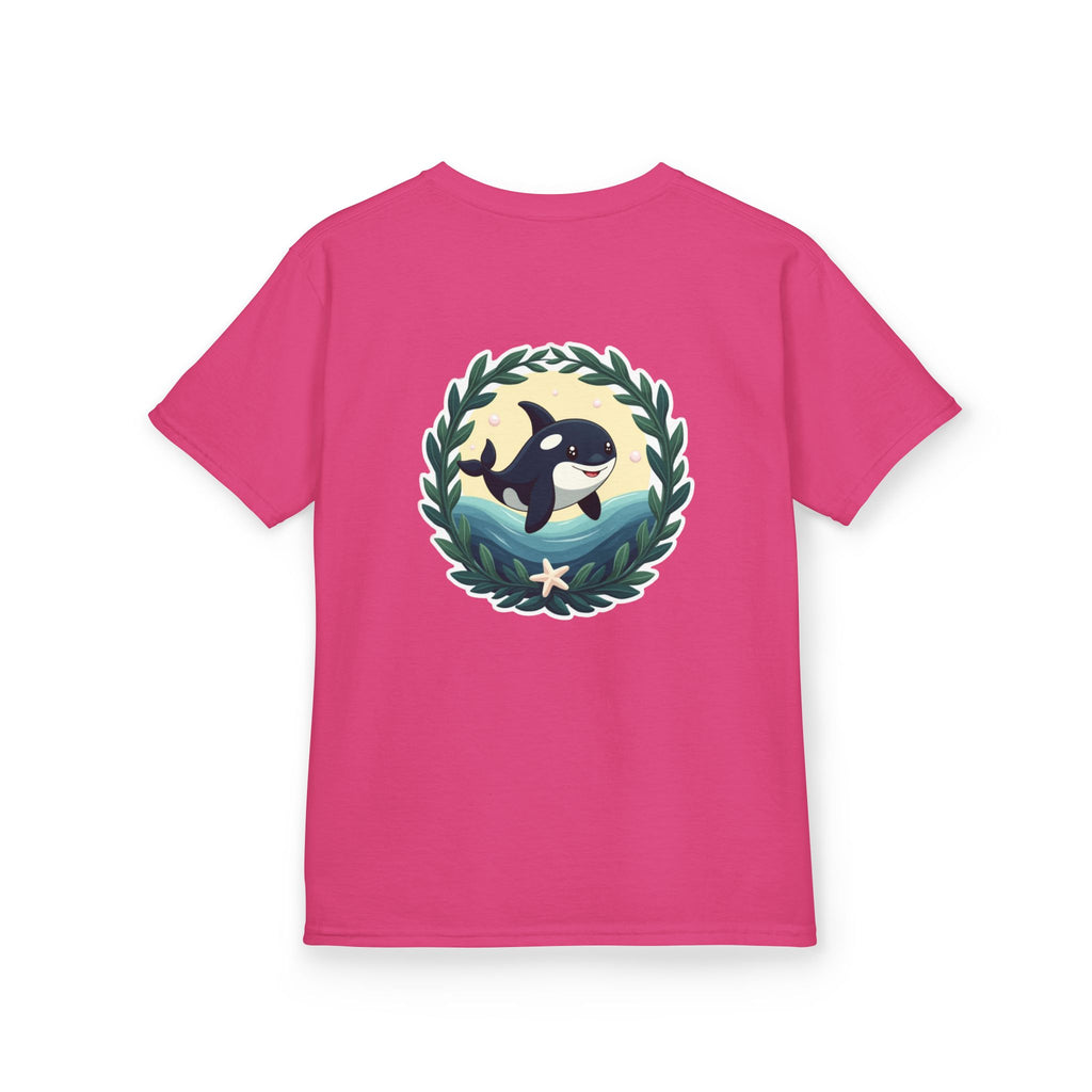 Orca Ocean Kids Tee — Playful Whale Graphic T-Shirt for Children