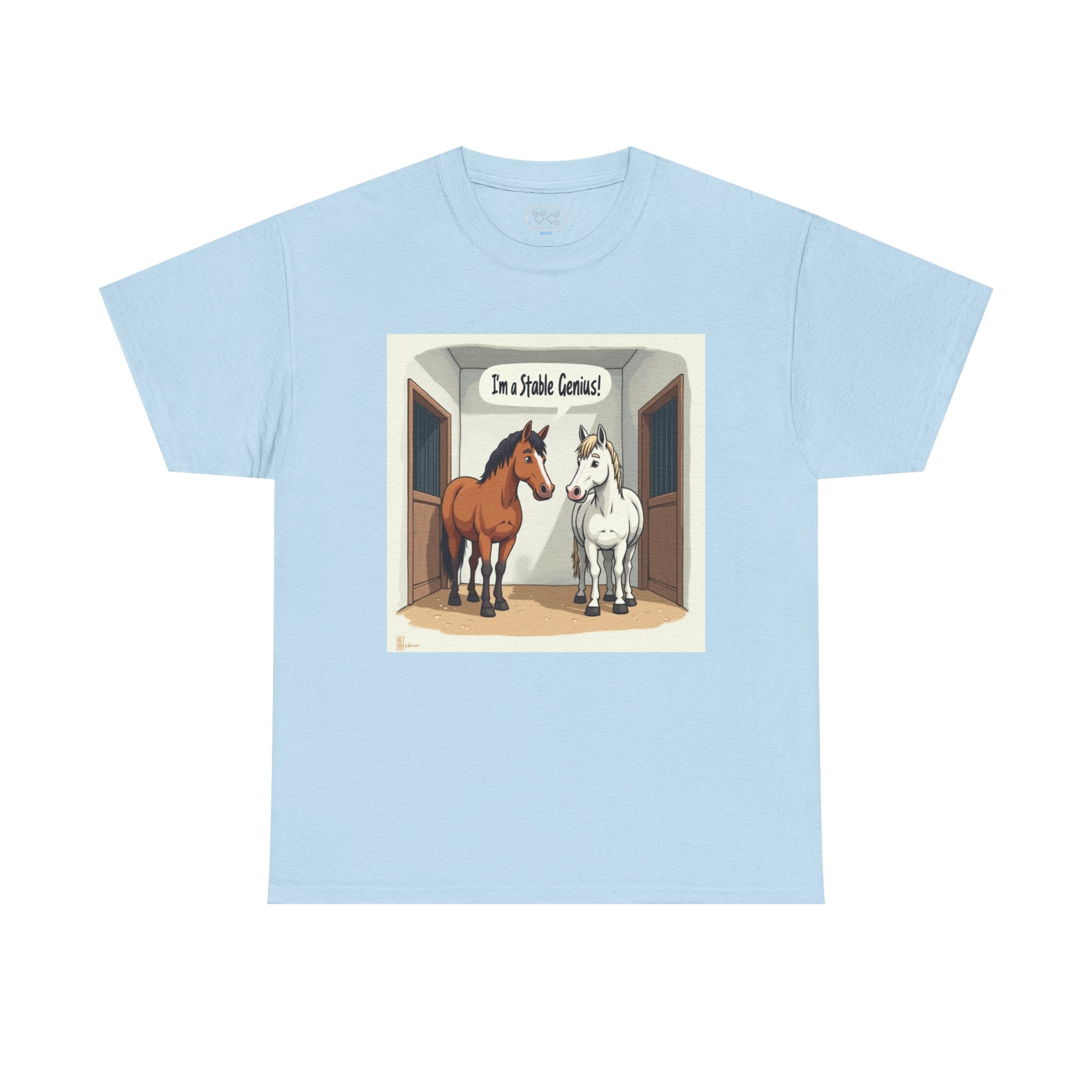 Horse Stable Tee — "I'm Stable Genius" Funny Equestrian T-Shirt