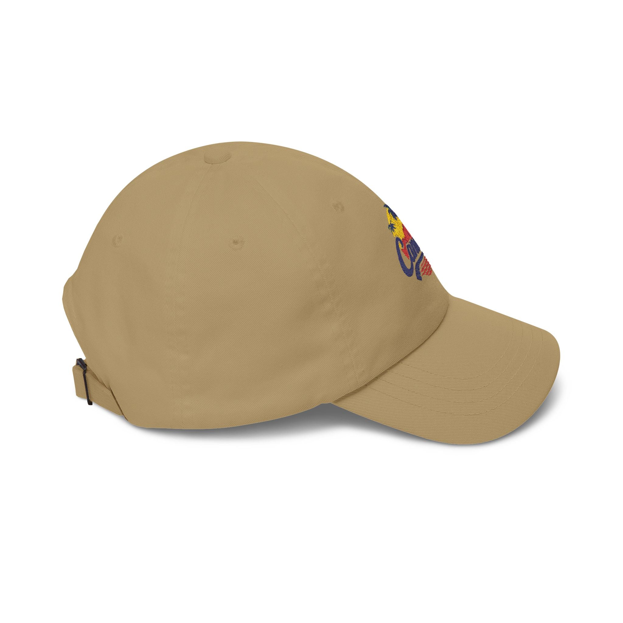 Canada Tropical Dad Cap — Vintage Palm Tree Sunset Embroidered Hat