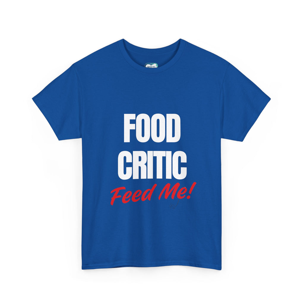 Food Critic Graphic Tee – Funny Foodie Shirt | Species Ink