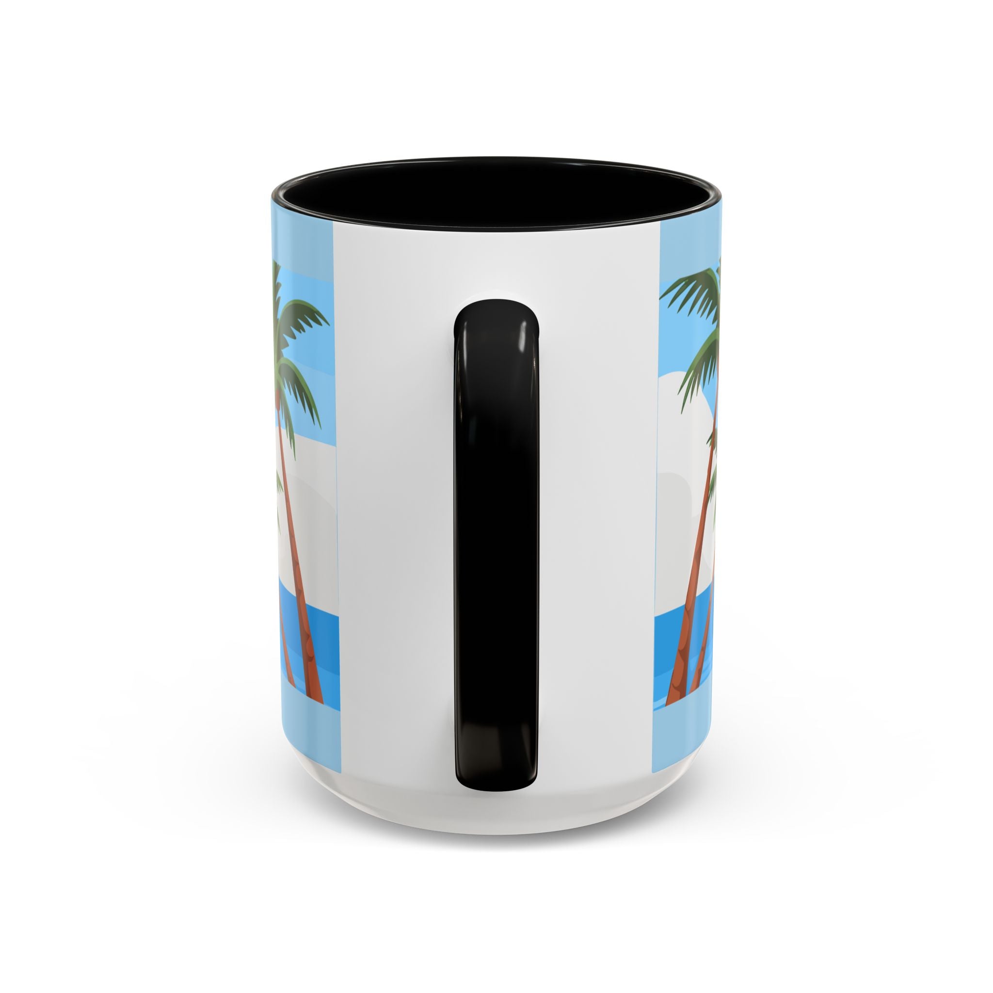 Coffee Mug — “I’m Just Coasting” Tropical Palm Beach Ceramic Accent Mug