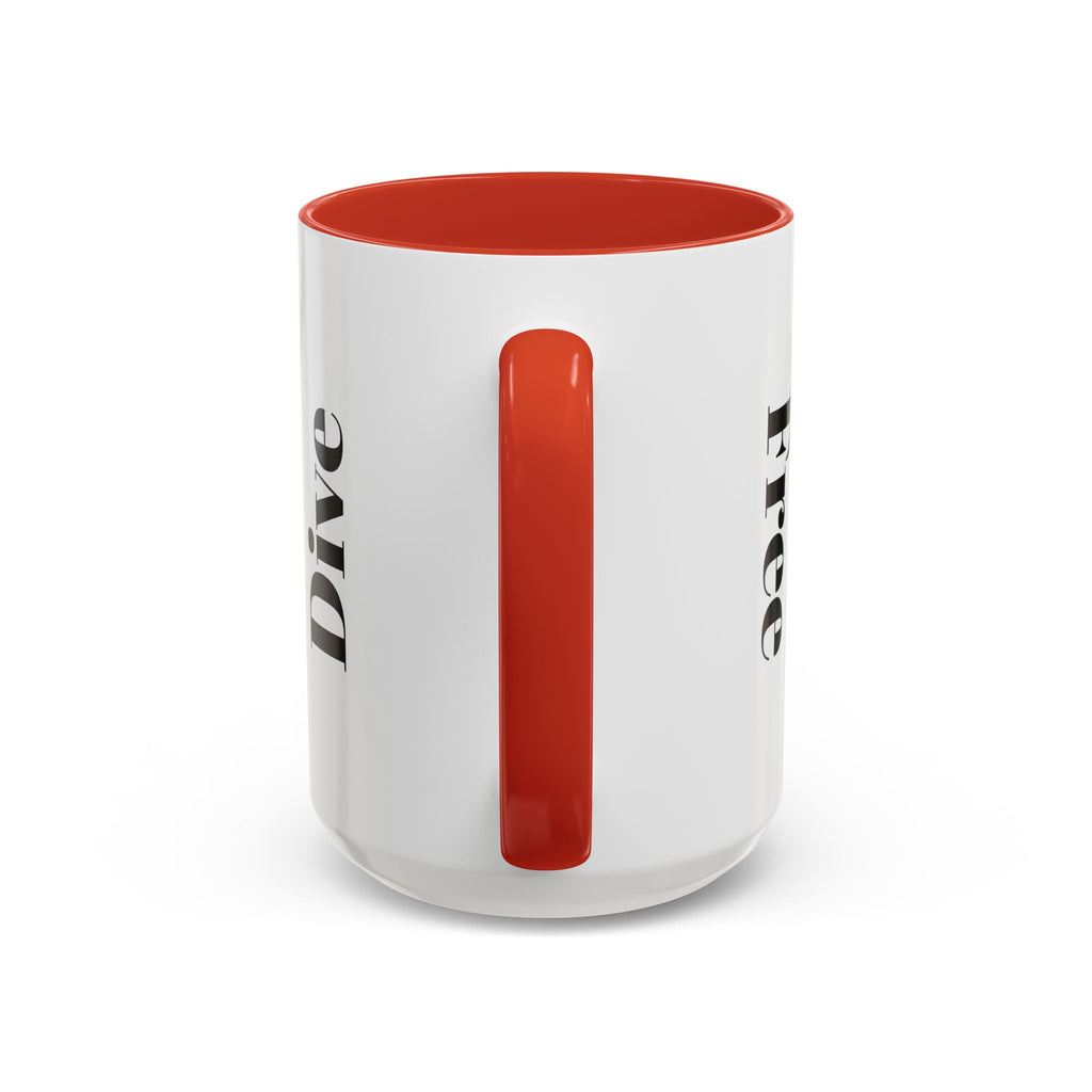 Free Divers Photo Accent Coffee Mug – Scenic Sea Diving Crew 11oz/15oz