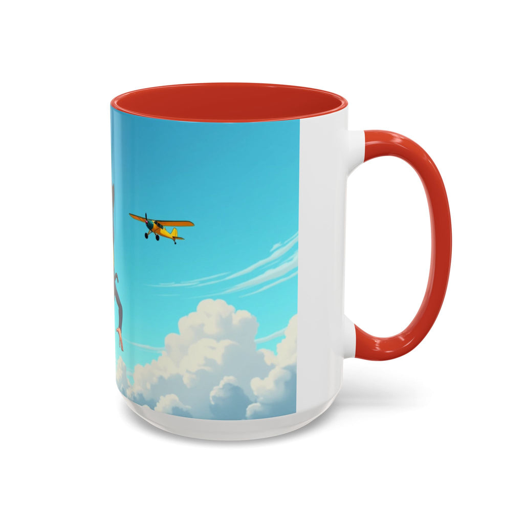 Skydiver Coffee Mug — Funny "Oh Shit! Wrong Kit!" Aviation Mug