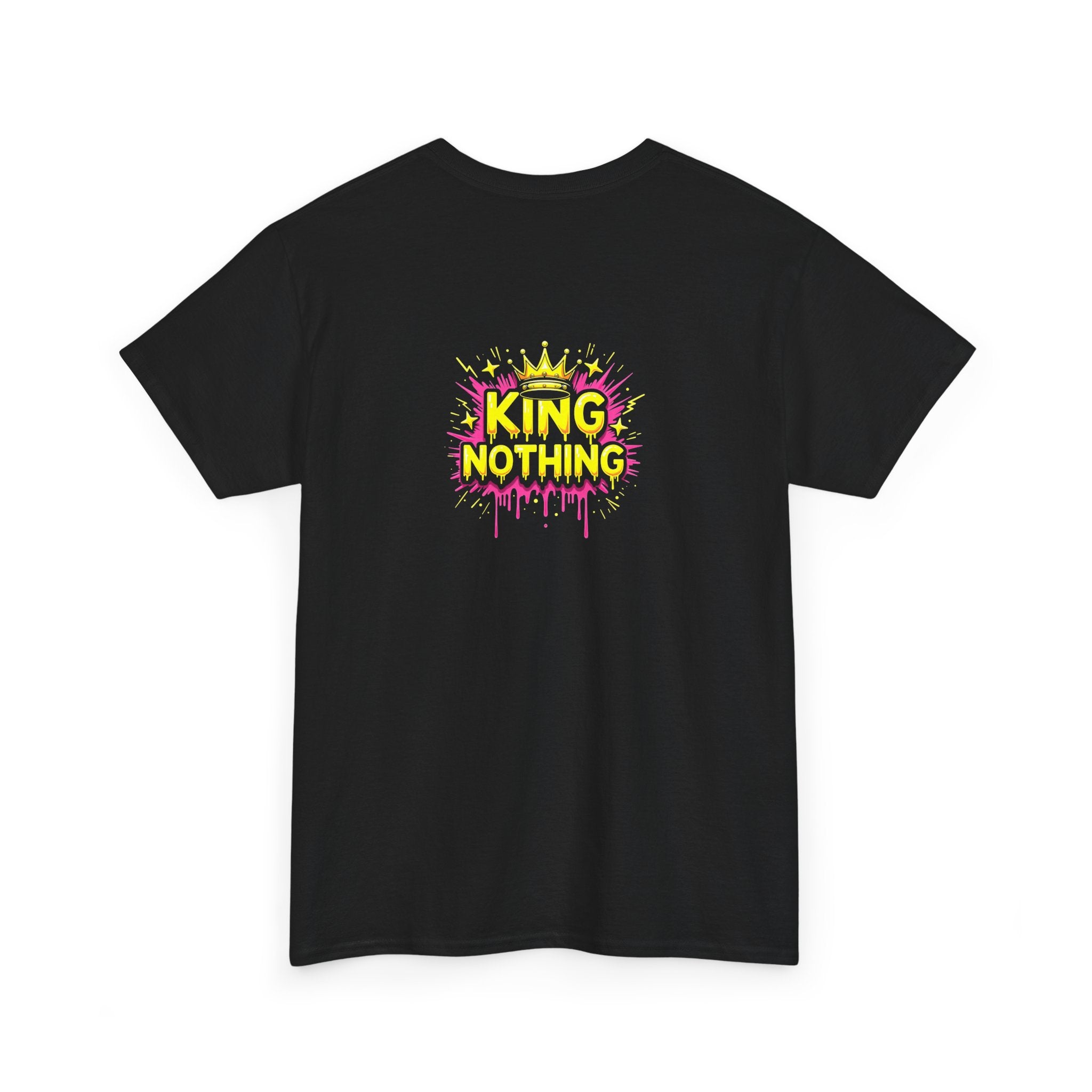 King of Nothing Graphic Tee – Neon Crown Streetwear T‑Shirt