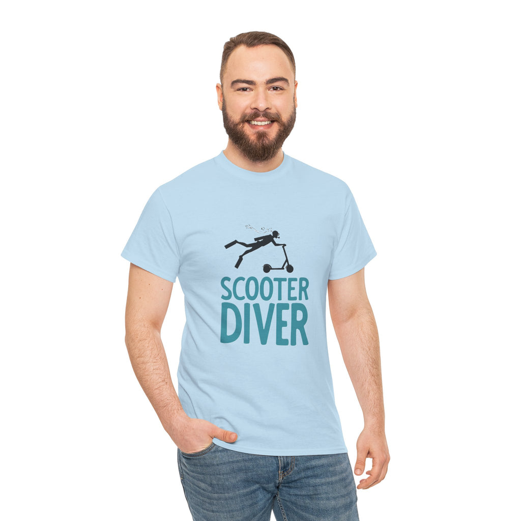 Scooter Diver T‑Shirt — Funny Scooter Scuba Diving Design