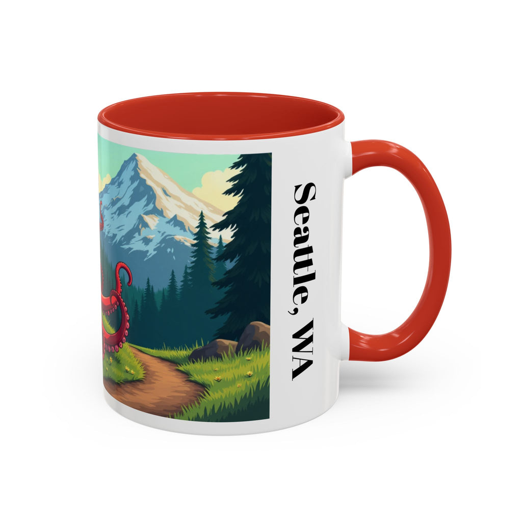 Coffee Mug — Seattle Octopus Scenic Accent Mug (11/15oz)