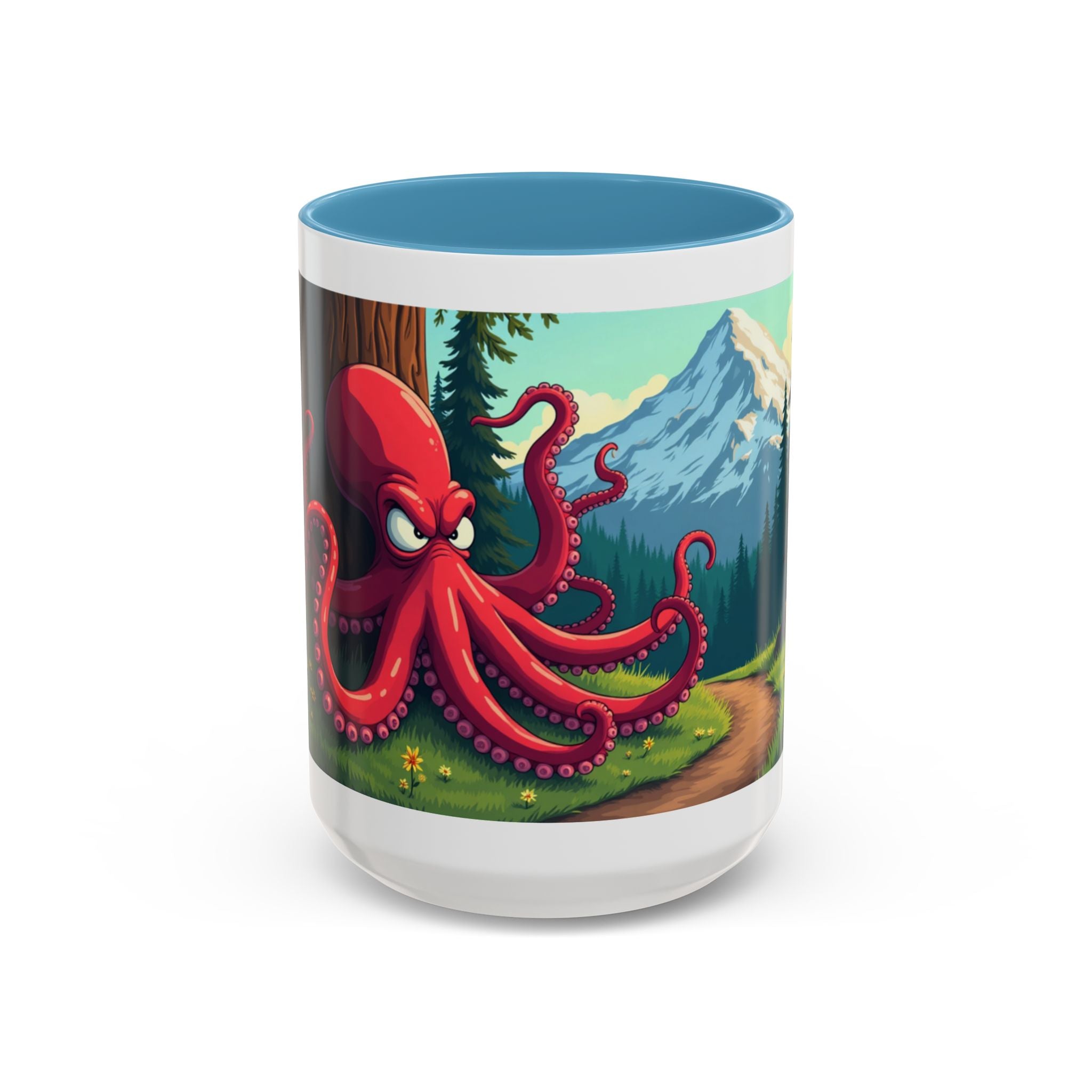 Coffee Mug — Seattle Octopus Scenic Accent Mug (11/15oz)