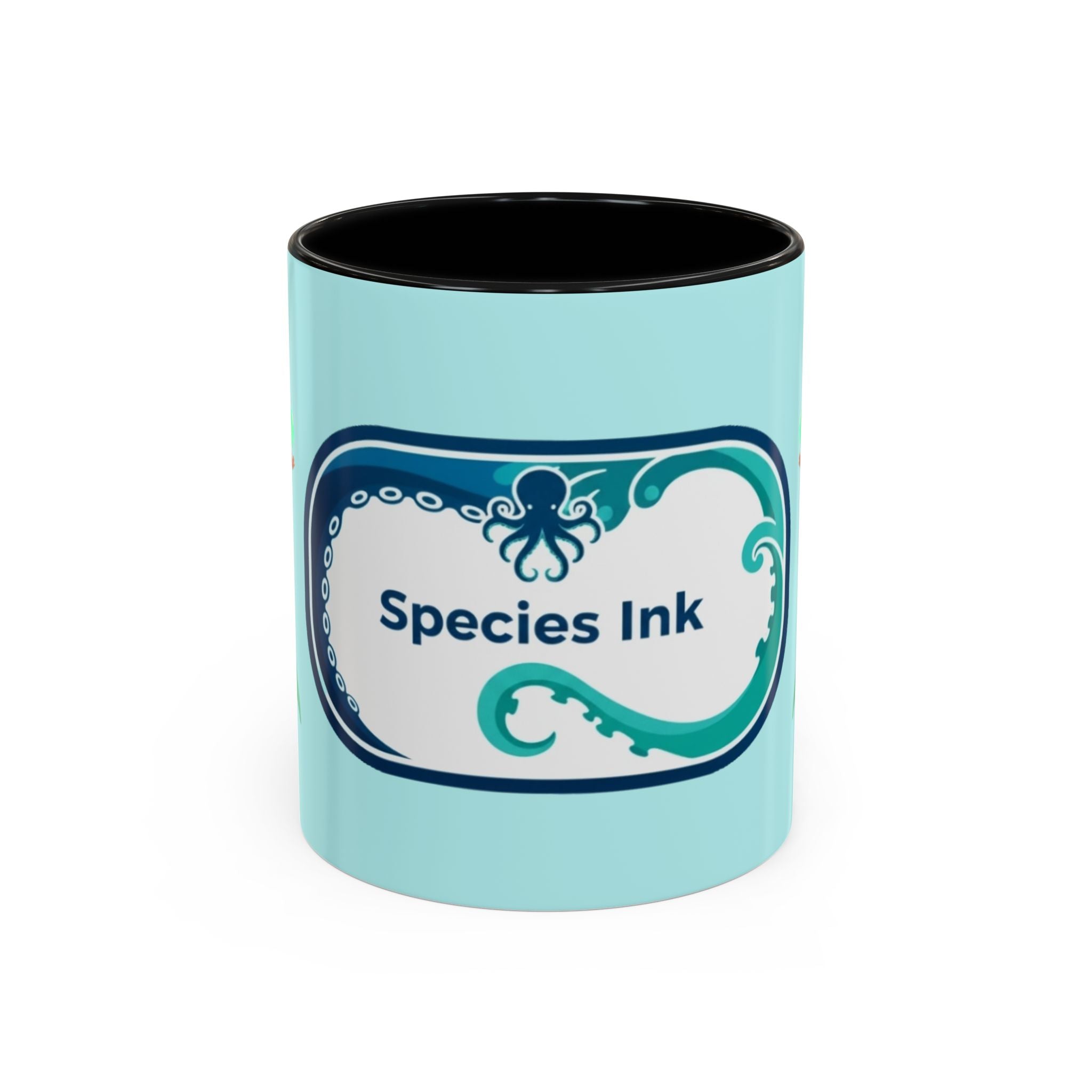 Ocean Logo Coffee Mug — "Species Ink" Accent Ceramic Mug