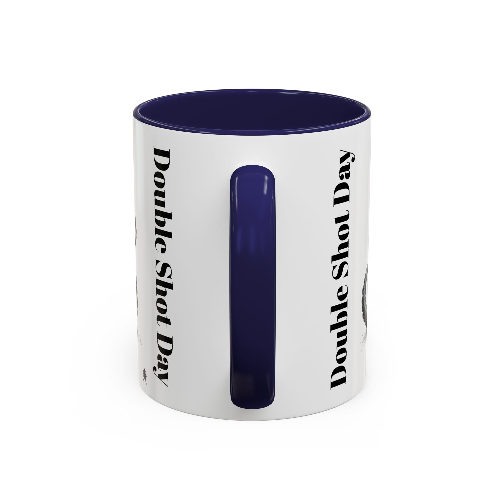 Octopus Coffee Mug — "Double Shot Day" Accent Ceramic Mug (11/15oz)