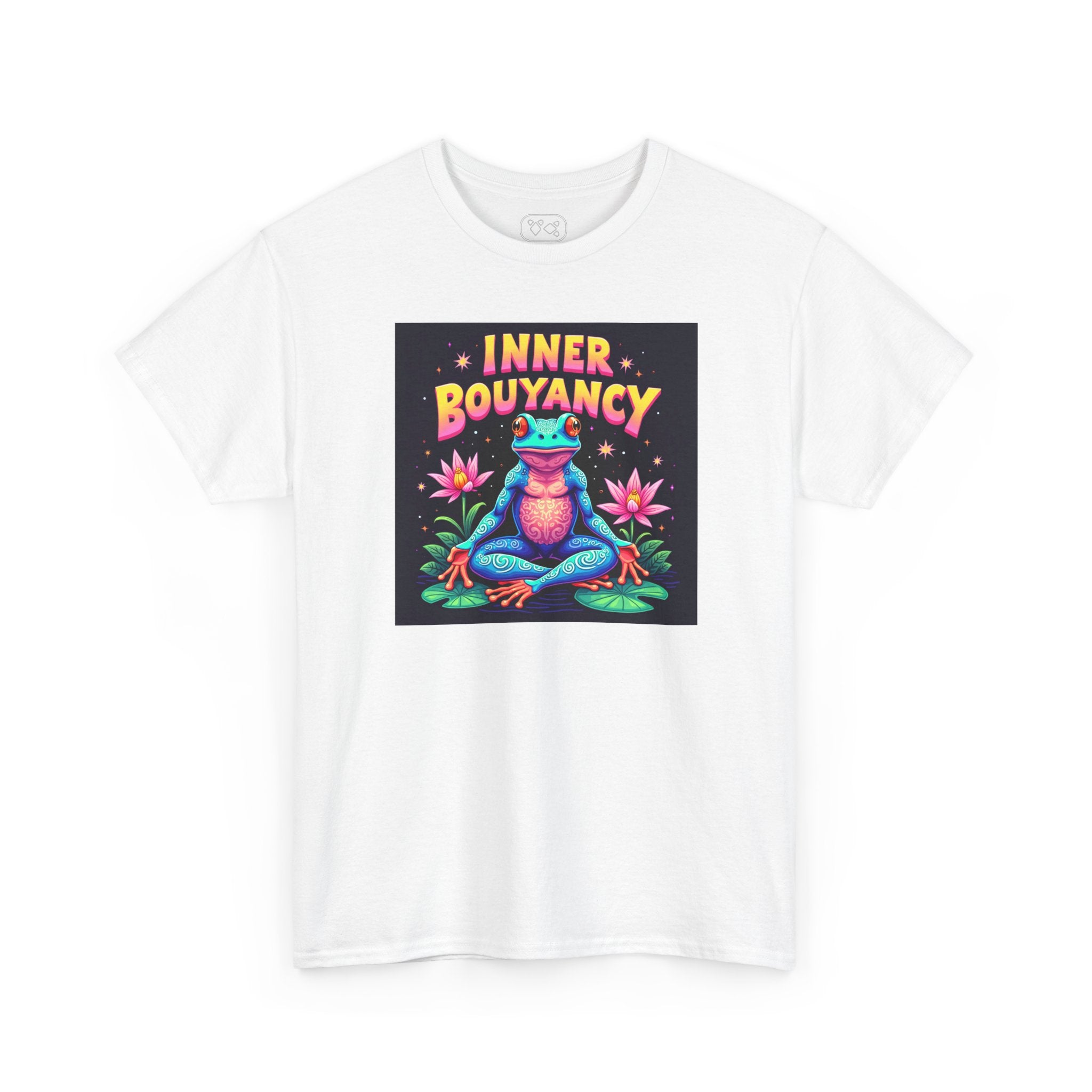 Meditating Frog T-Shirt — 'Good Buoyancy' Zen Frog Tee