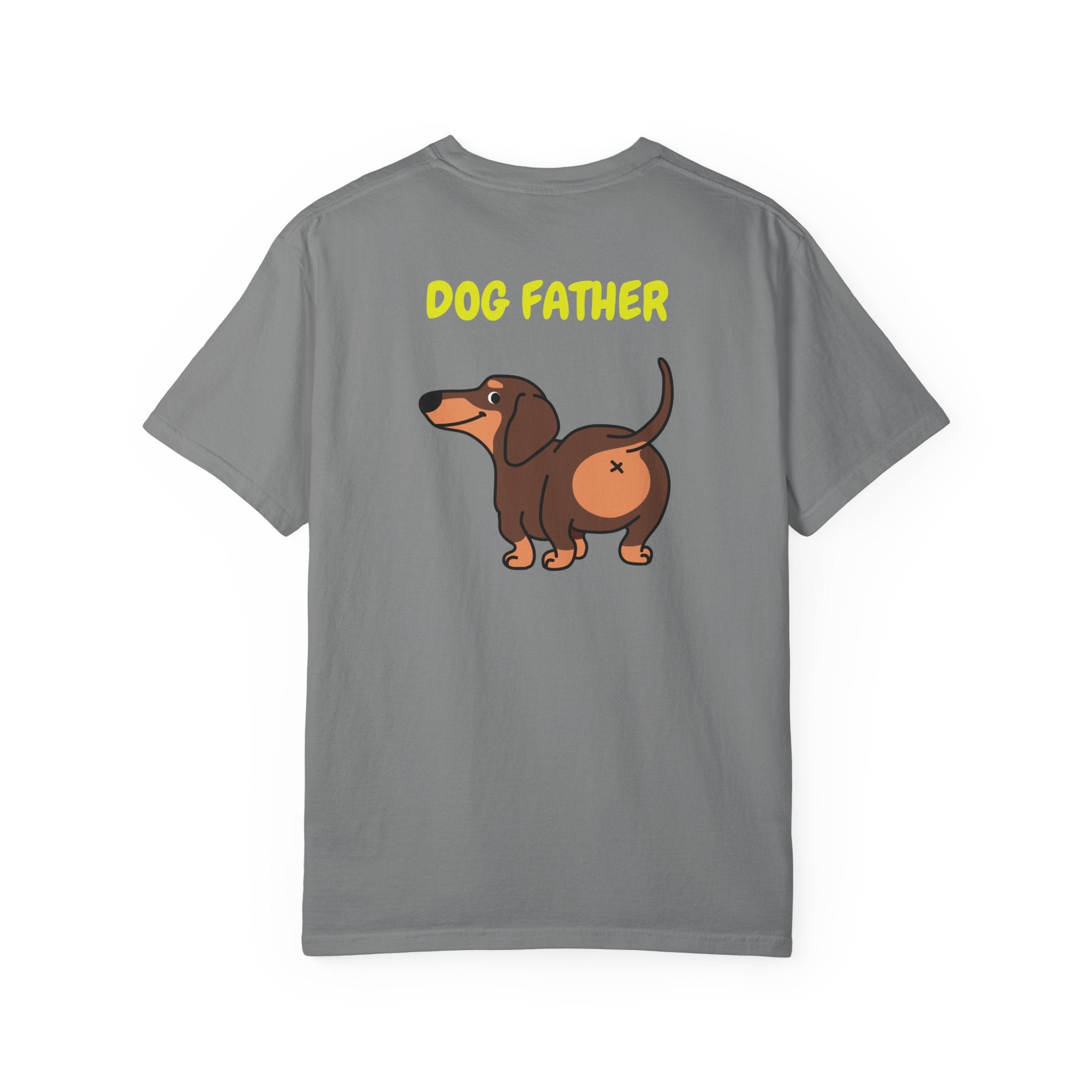 Dog Father T-Shirt – Cute Dachshund Graphic Tee for Dog Dads, Father’s Day Gift