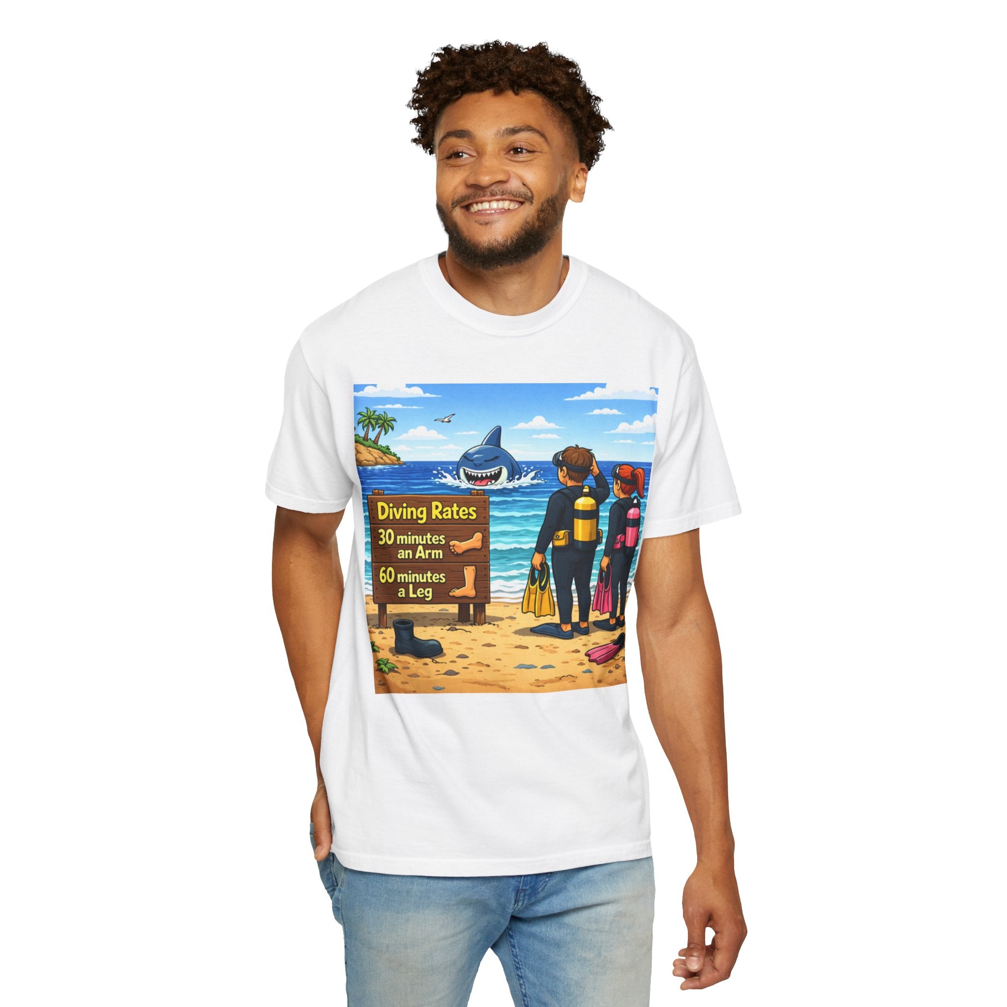 Scuba Divers Ocean Adventure T-Shirt | Underwater Dive Scene