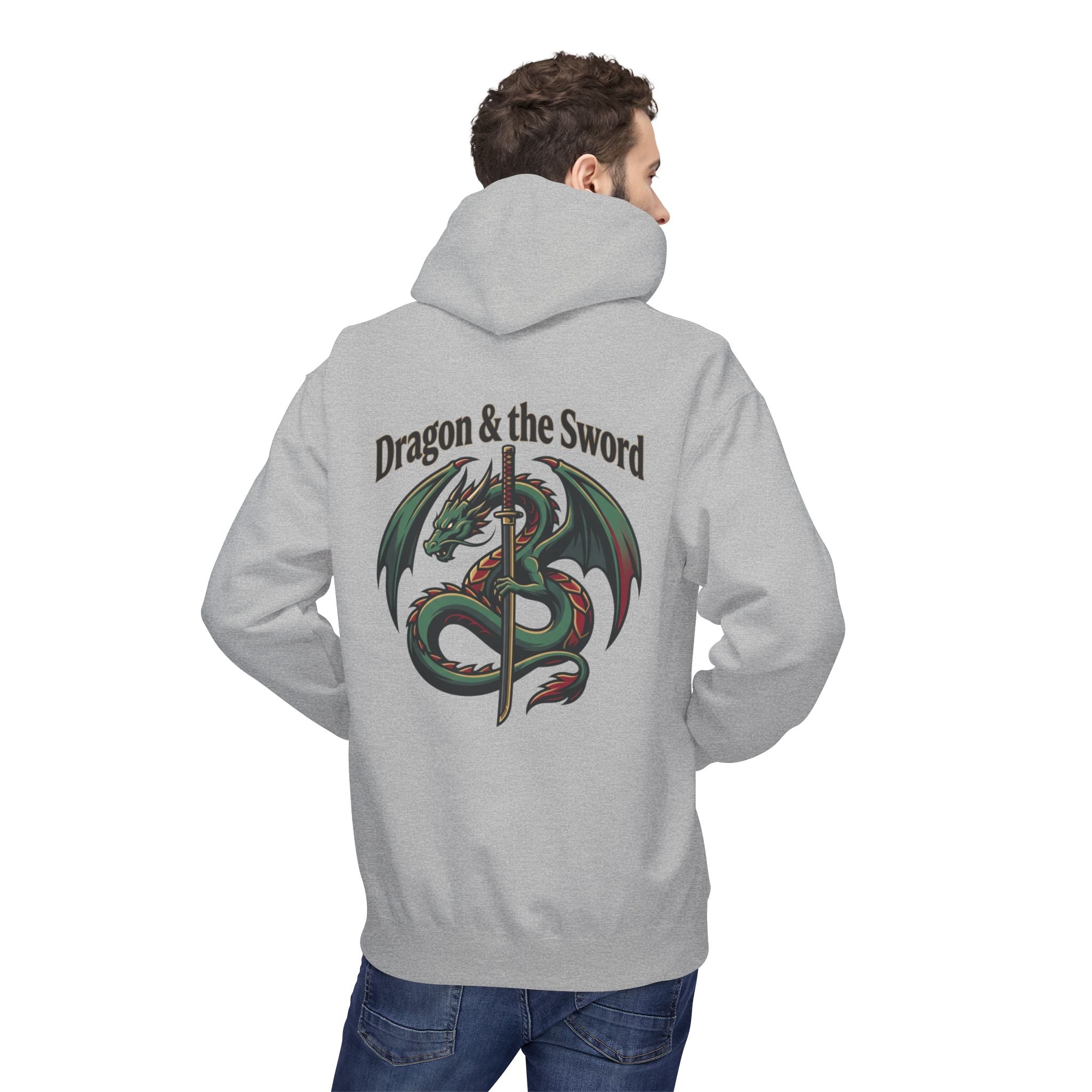 Dragon Sword Hoodie – Fantasy Graphic Pullover | Species Ink