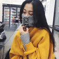 Fleece-Lined Thick Women's Sweatshirt - Loose Fit Top