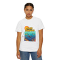 Good Morning Ocean Tee — Retro Sunrise Scuba Diver Graphic T-Shirt