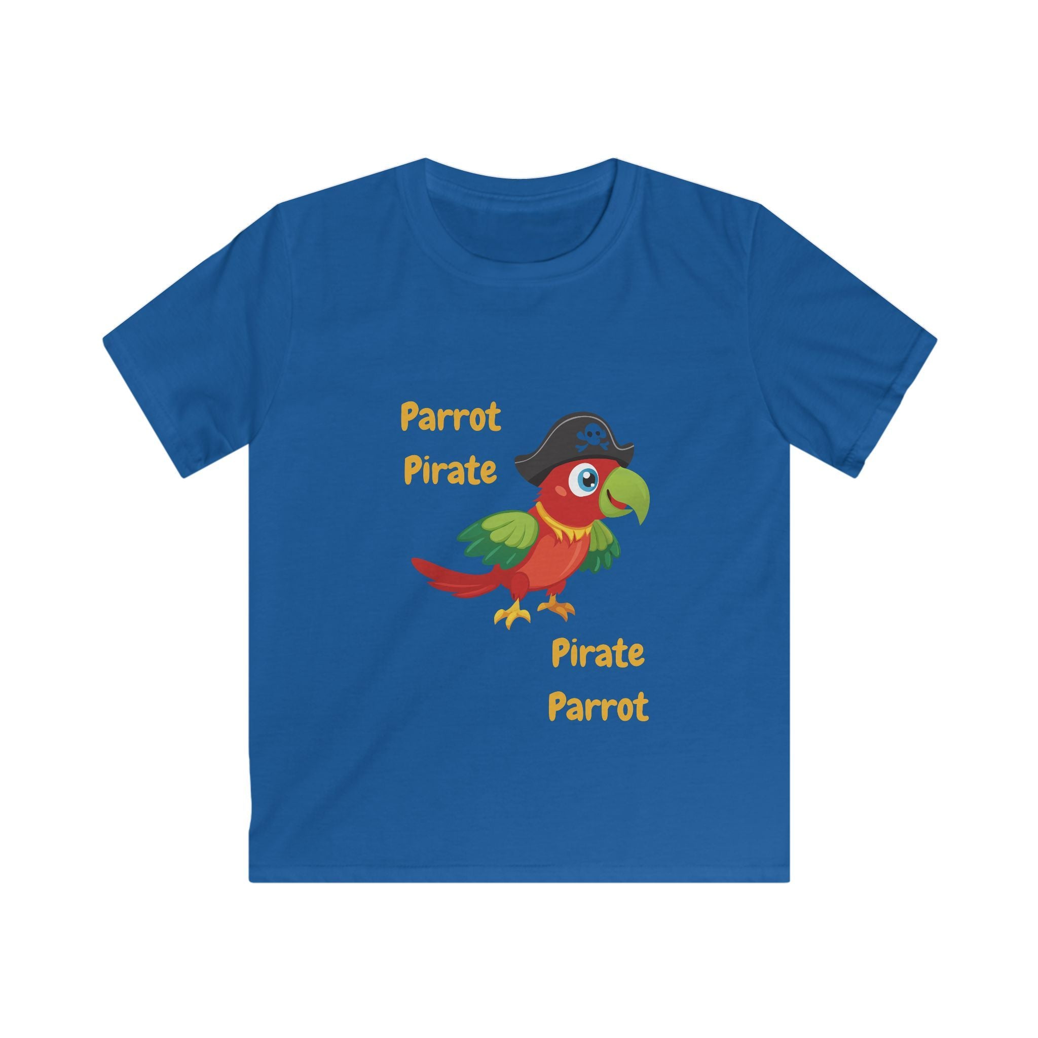 Kids Pirate Parrot T-Shirt – Cute Parrot Pirate Tee for Children