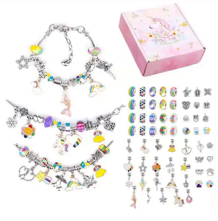Ocean Breeze Kids Bracelet Set – 6 Colors | Alloy Chain Bracelets